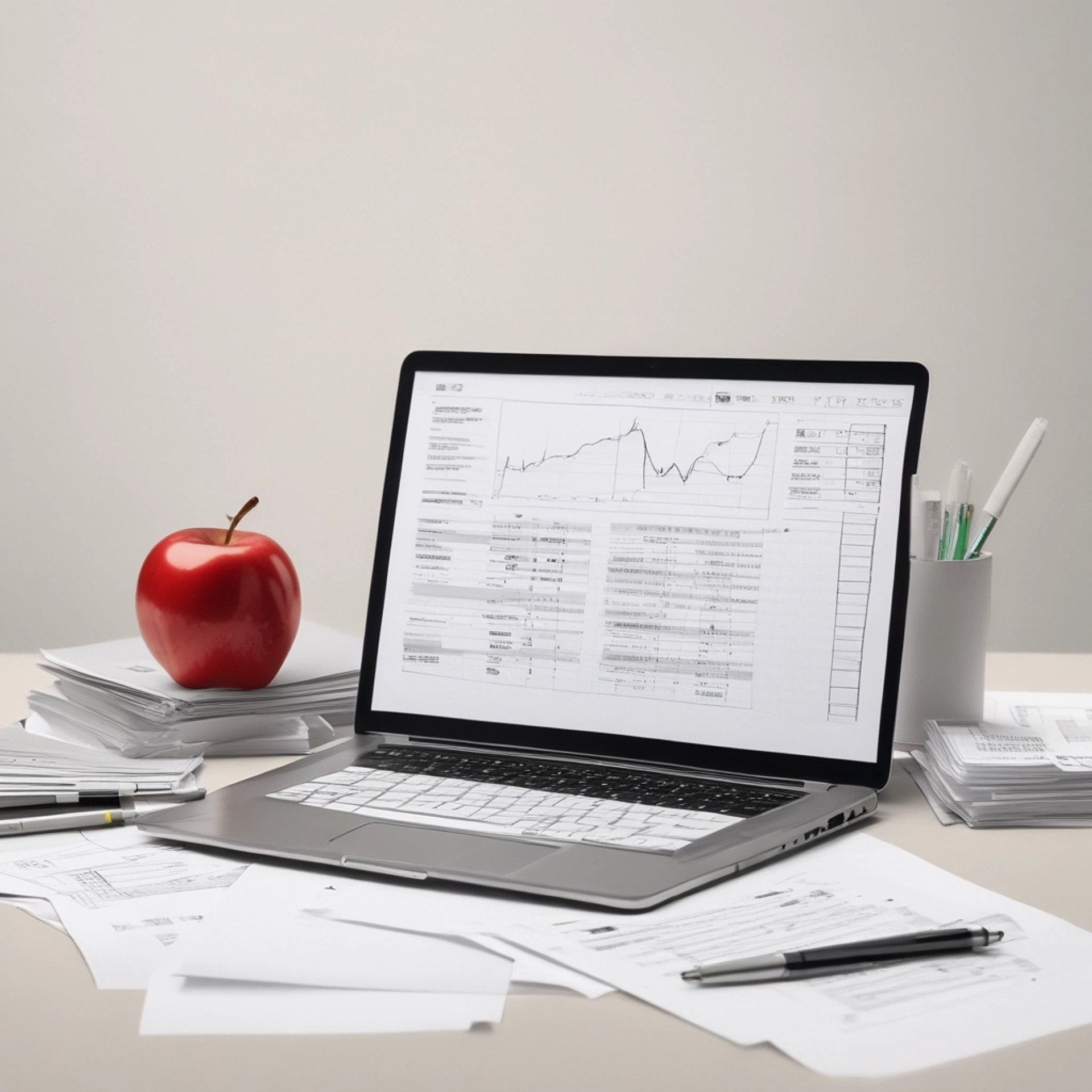 an abstract photo of a curved building with a blue sky in the background