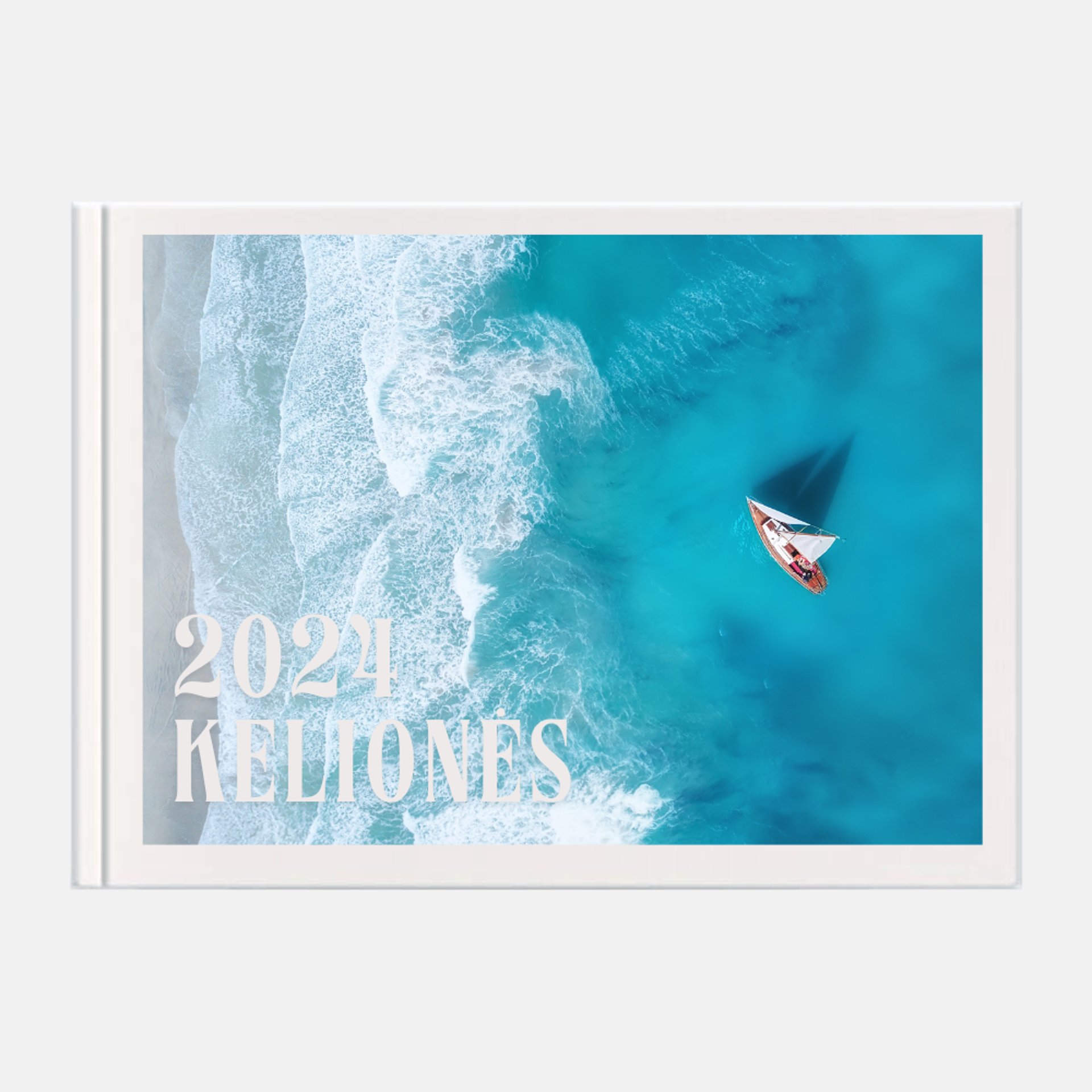 Lay flat fotoalbumas, personalizuotas
