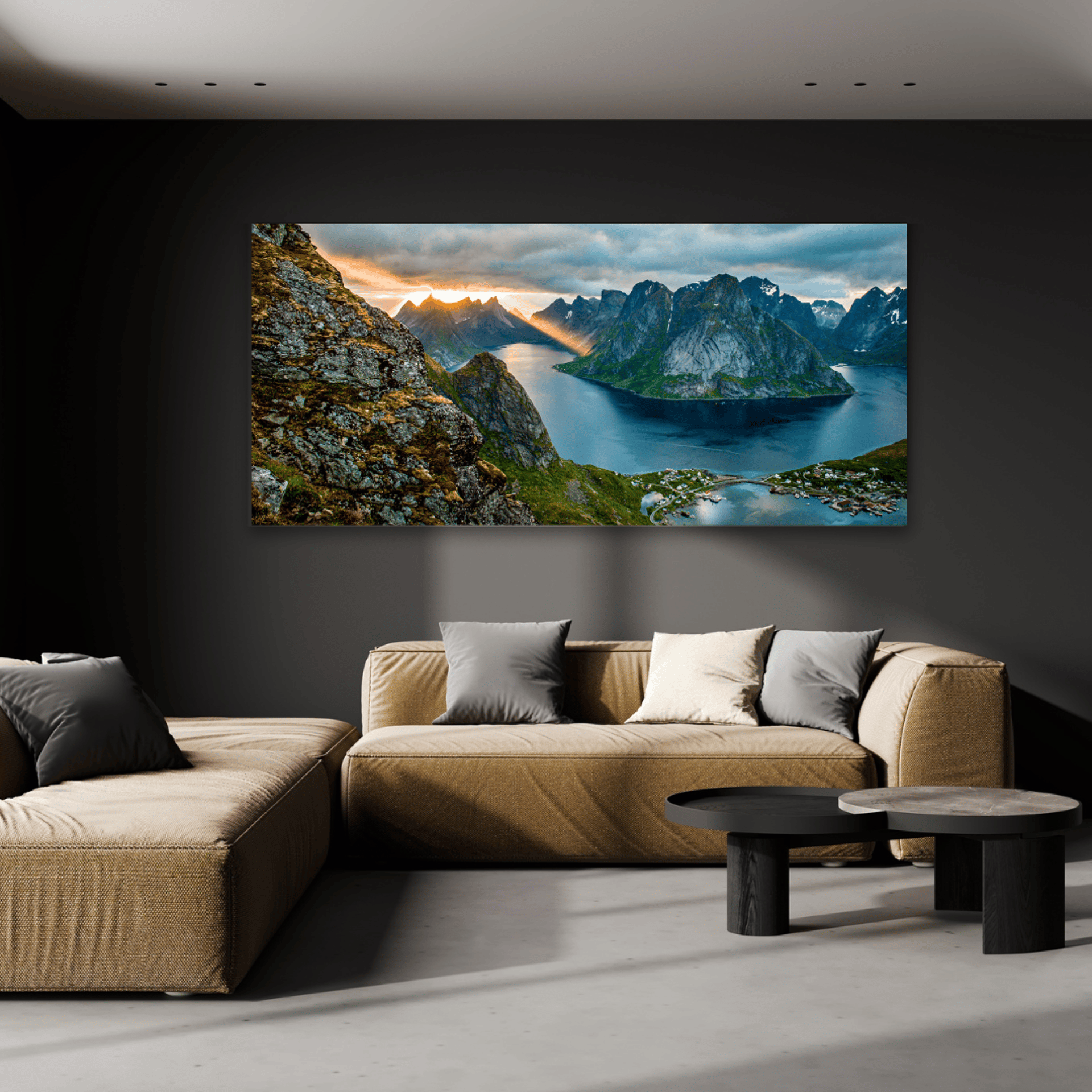 WALL ART NORWAY fotodrobe Lofotena