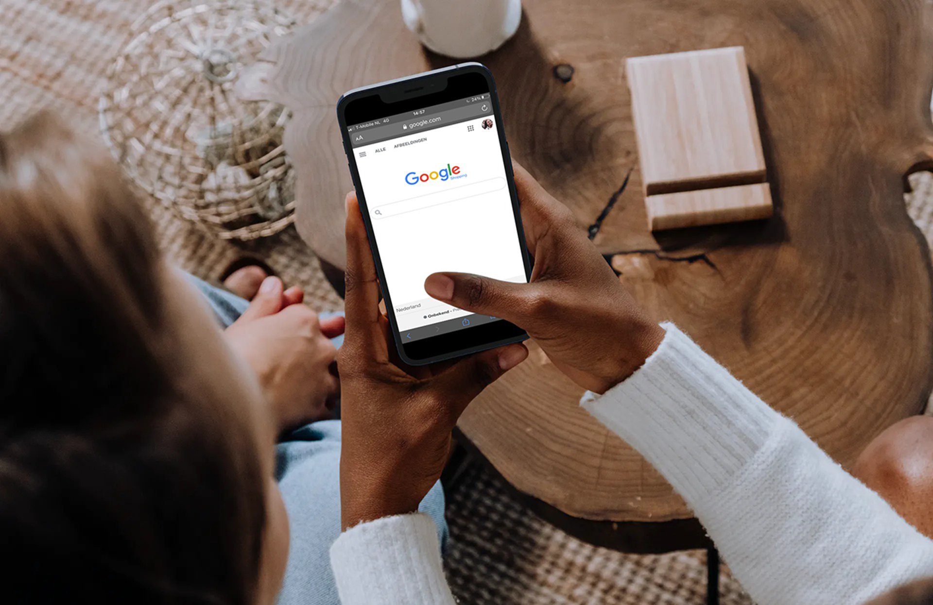 person holding white android smartphone