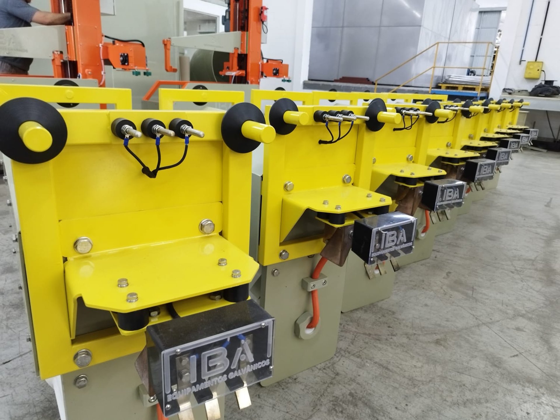 an abstract photo of a curved building with a blue sky in the background