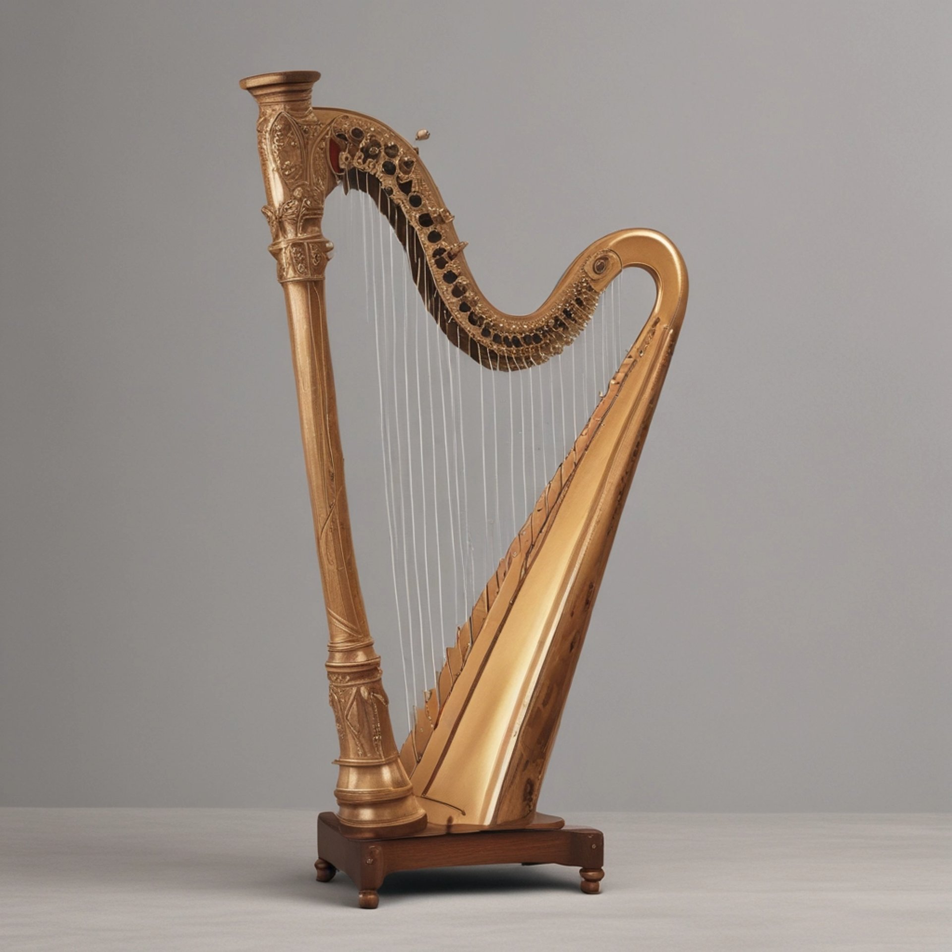 a close up of a musical instrument with strings