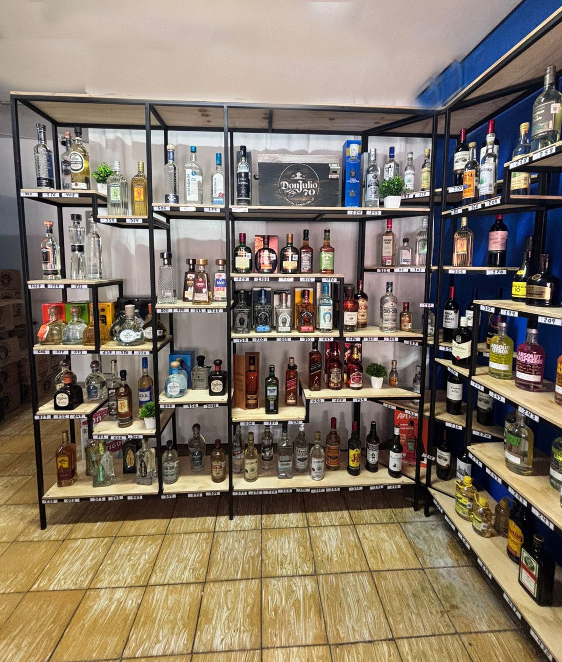 black blue and yellow textile