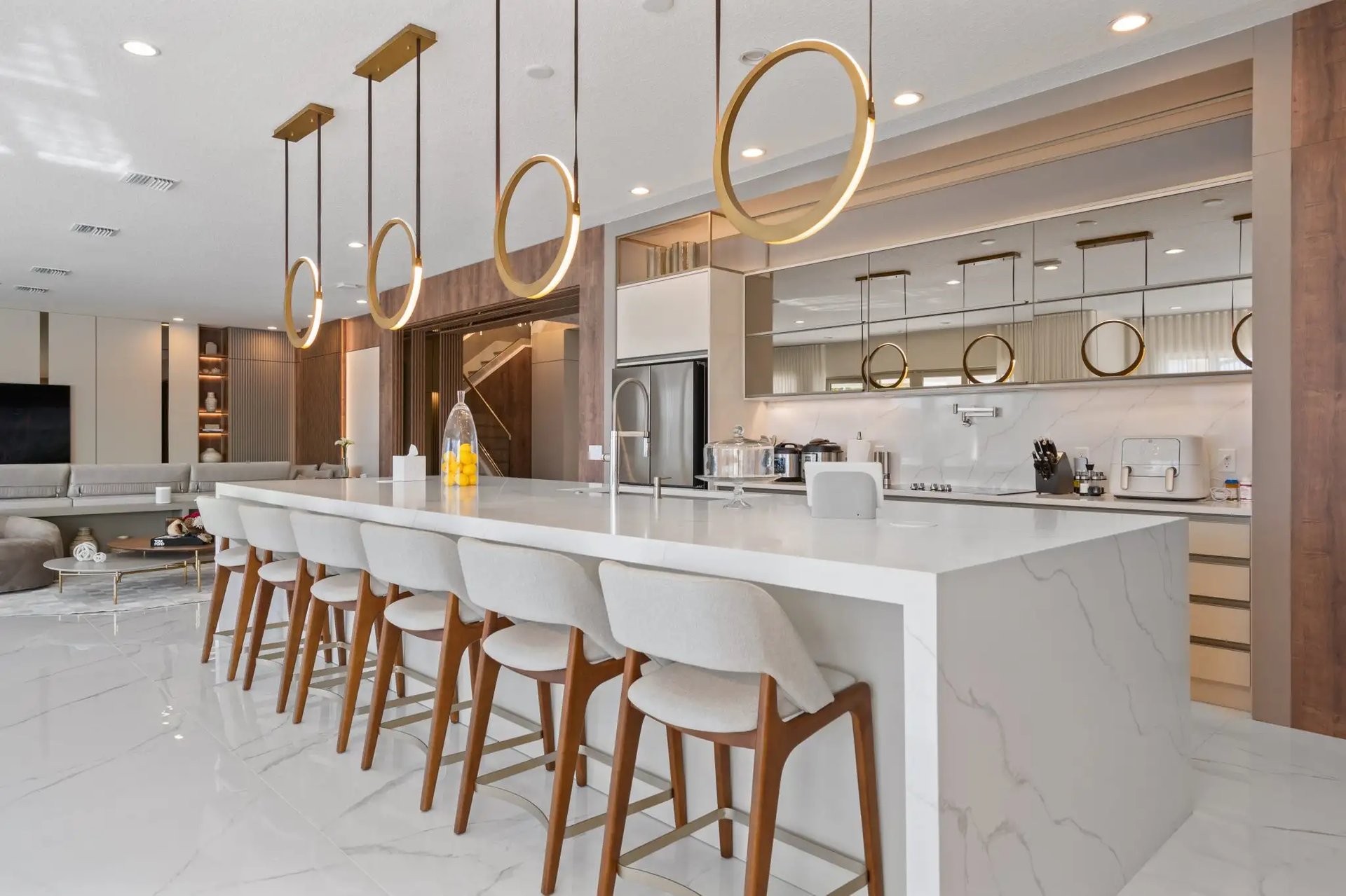 black and brown leather padded tub sofa