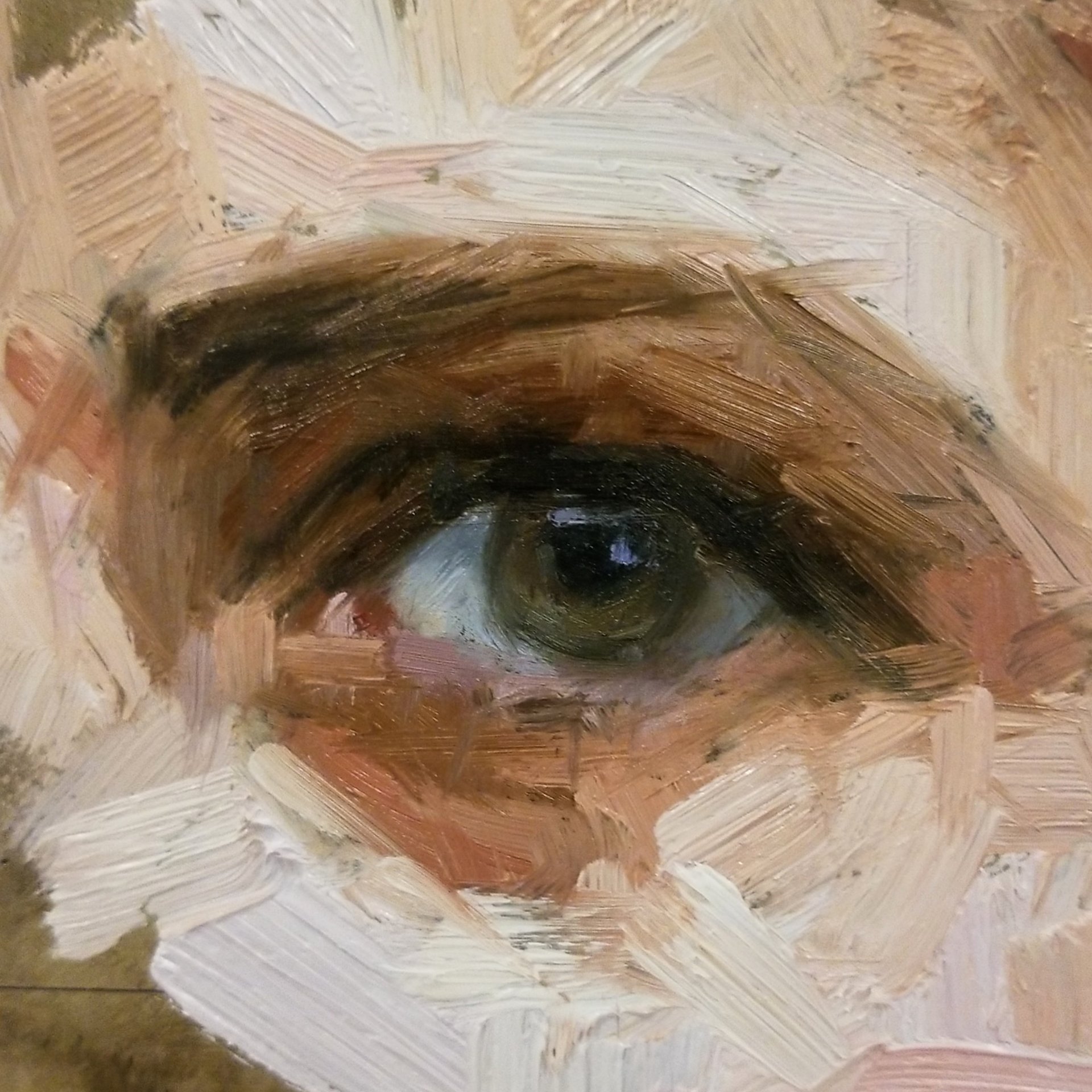 an abstract photo of a curved building with a blue sky in the background