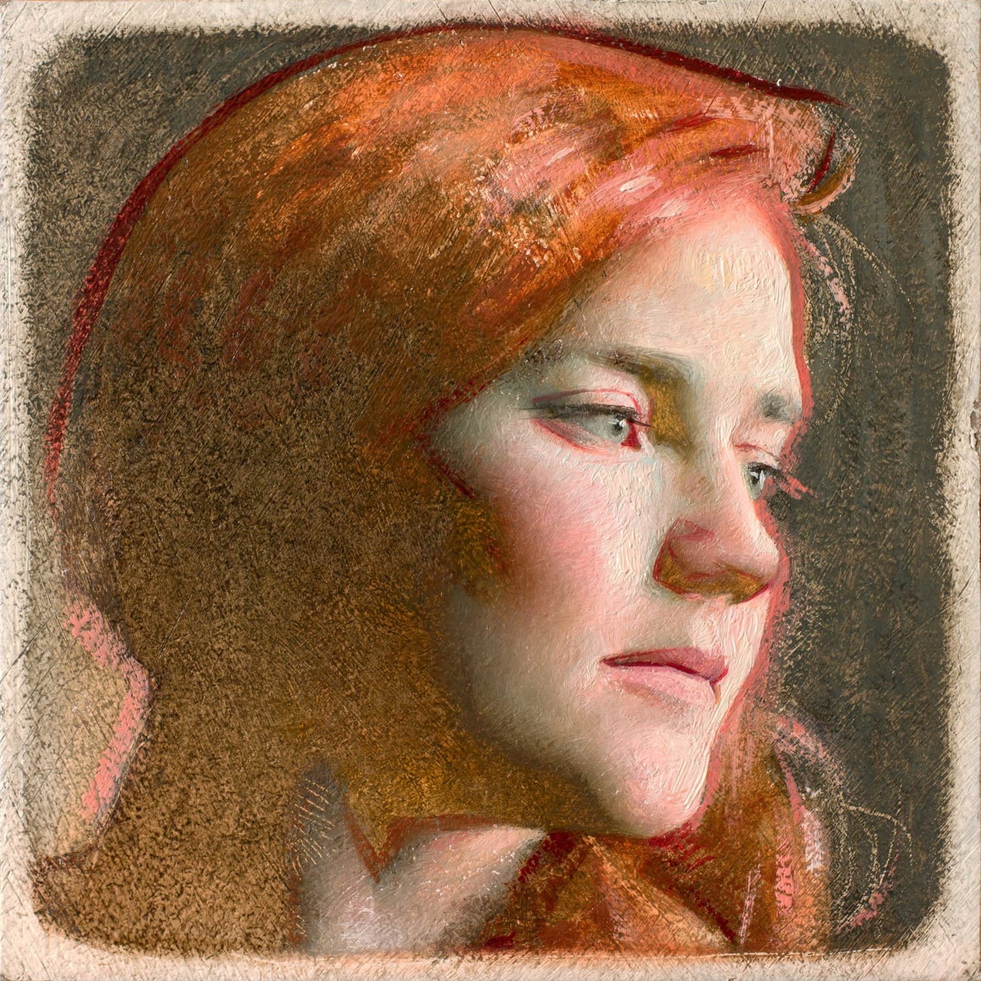 an abstract photo of a curved building with a blue sky in the background