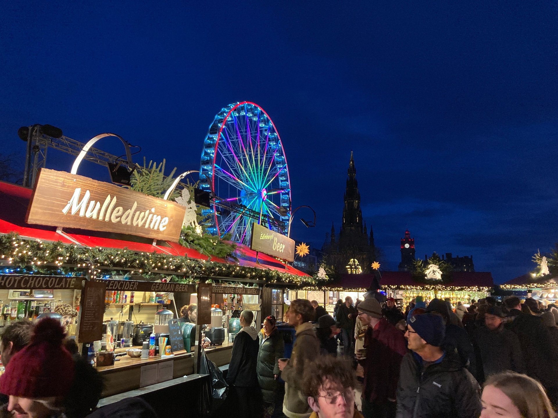 Inside Edinburgh Christmas Markets