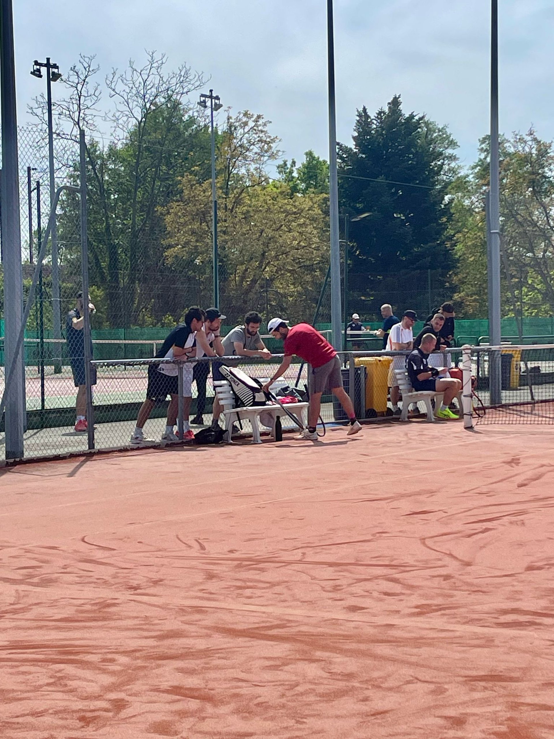 a couple of women playing tennis