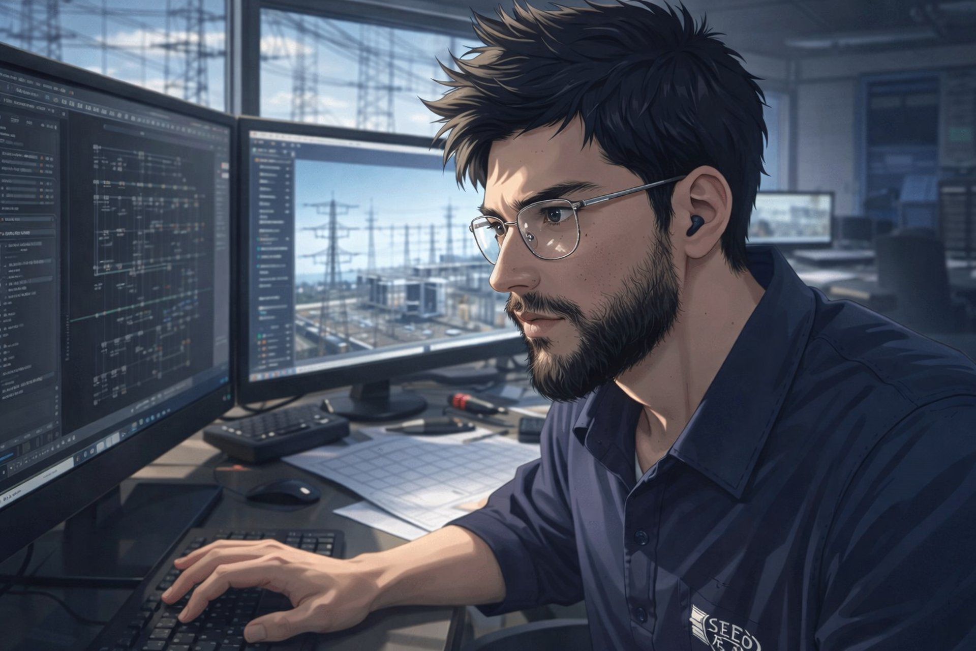 man in white t-shirt using black laptop computer