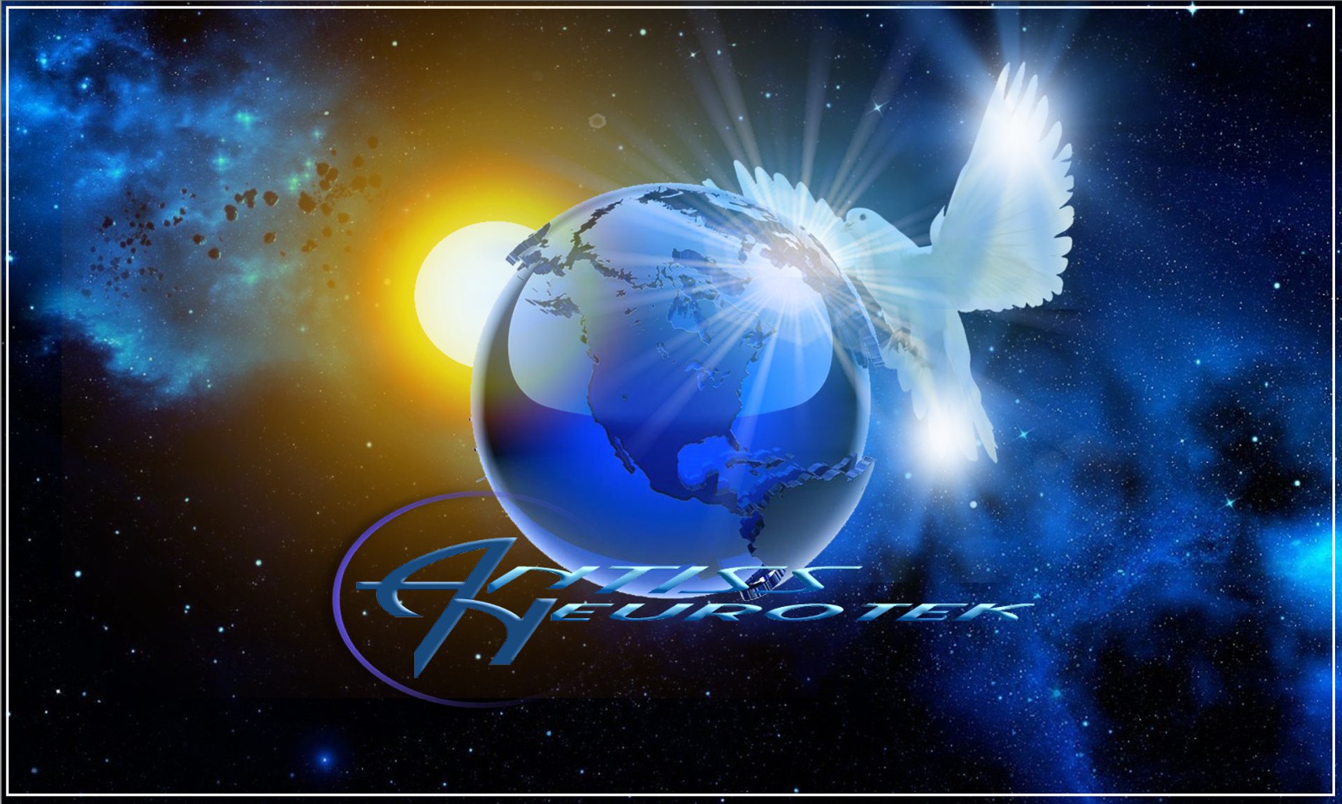 an abstract photo of a curved building with a blue sky in the background