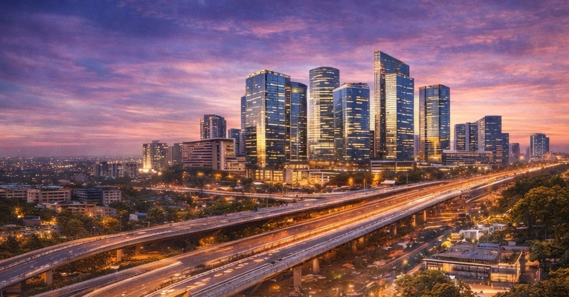 bird's eye view of high-rise buildings