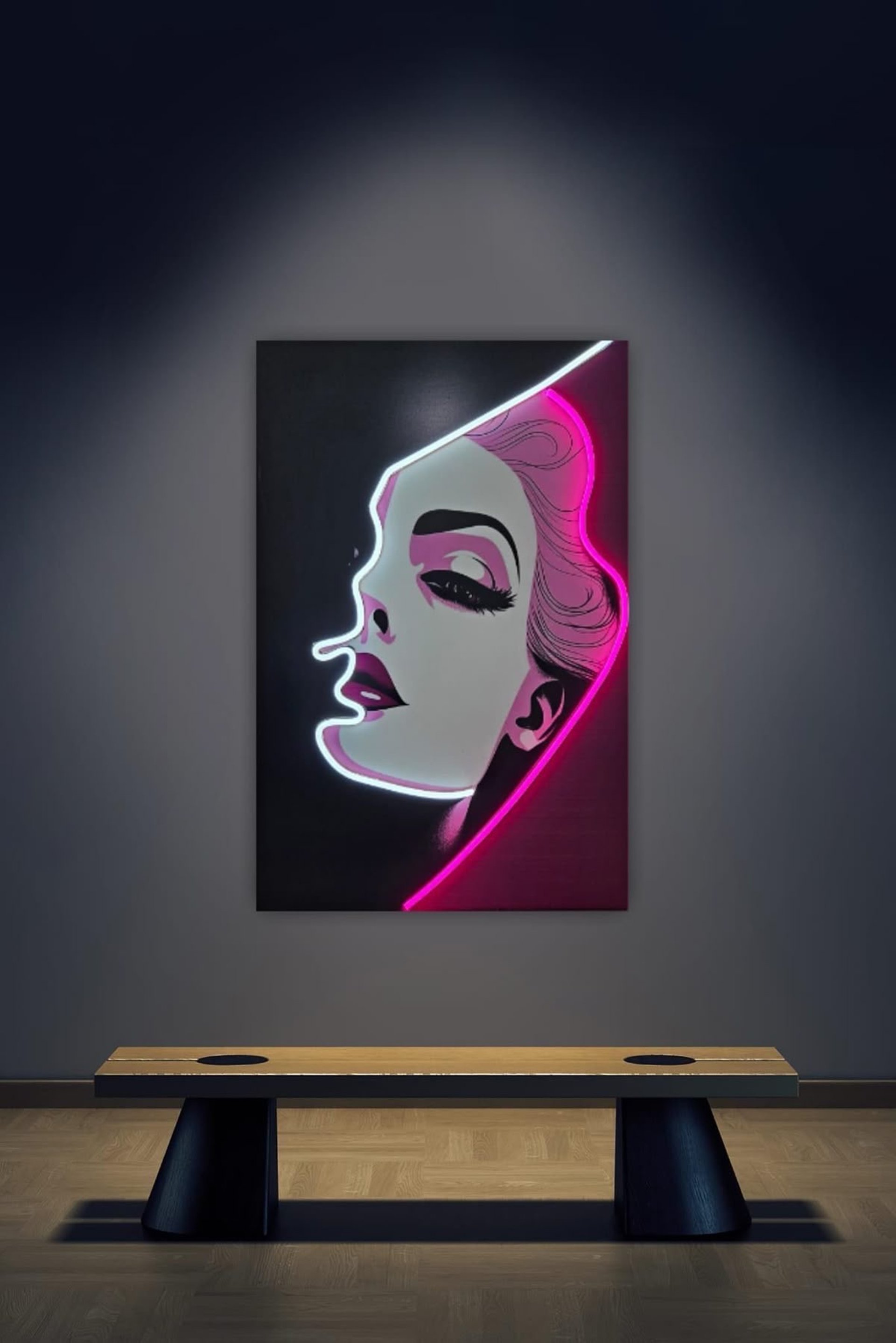 woman holding dried flower