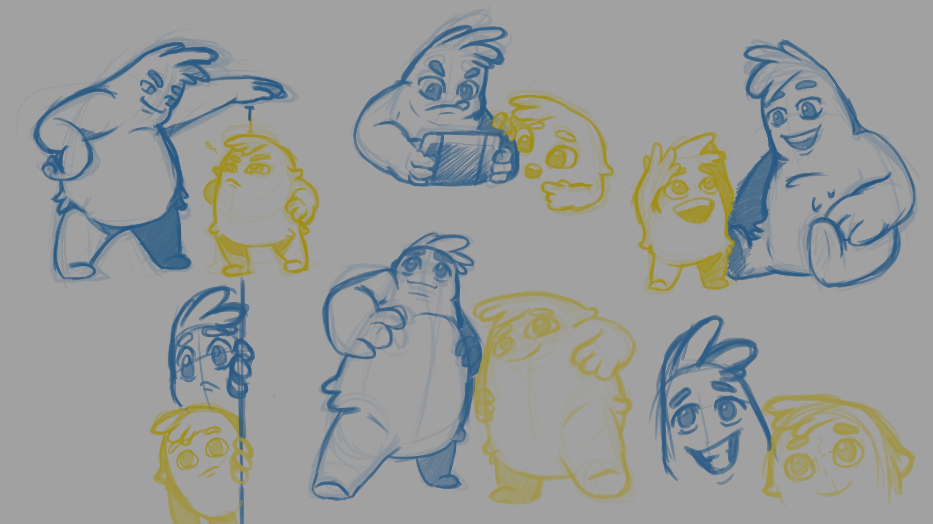 an abstract photo of a curved building with a blue sky in the background