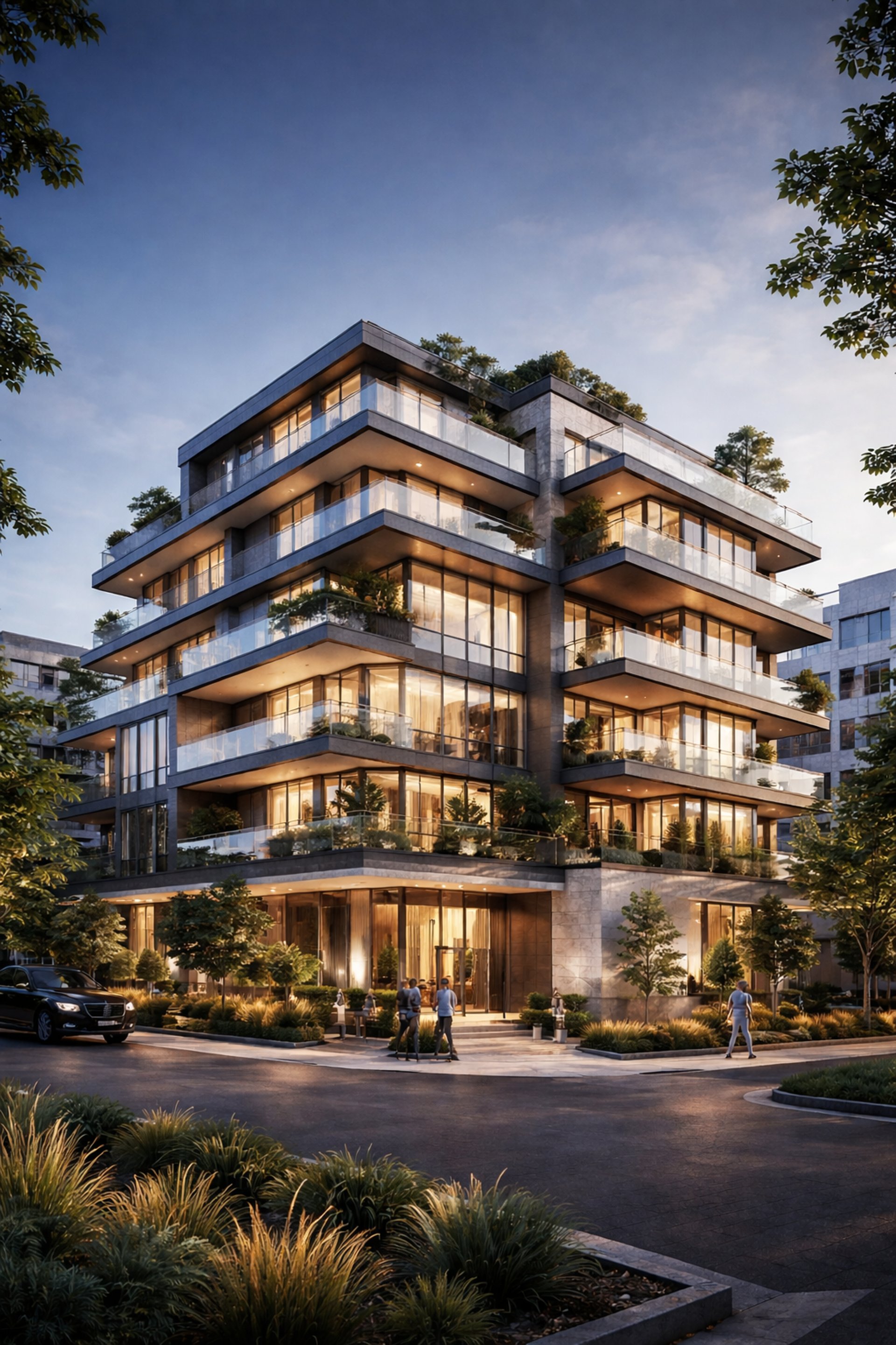 gray vehicle being fixed inside factory using robot machines