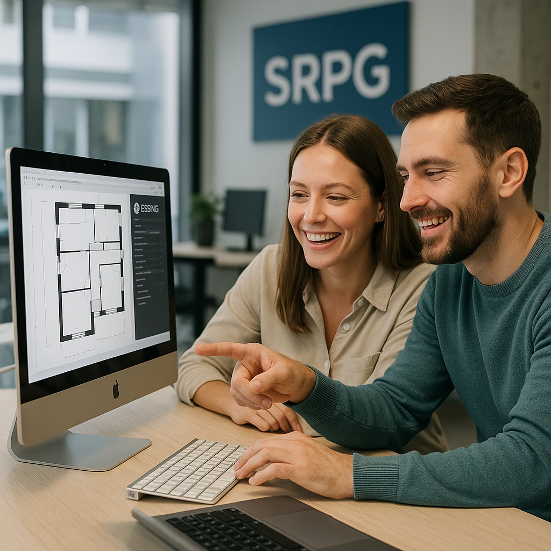 gray computer monitor