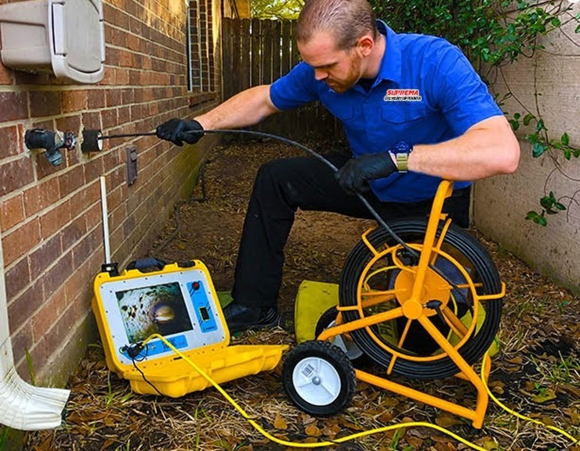 an abstract photo of a curved building with a blue sky in the background