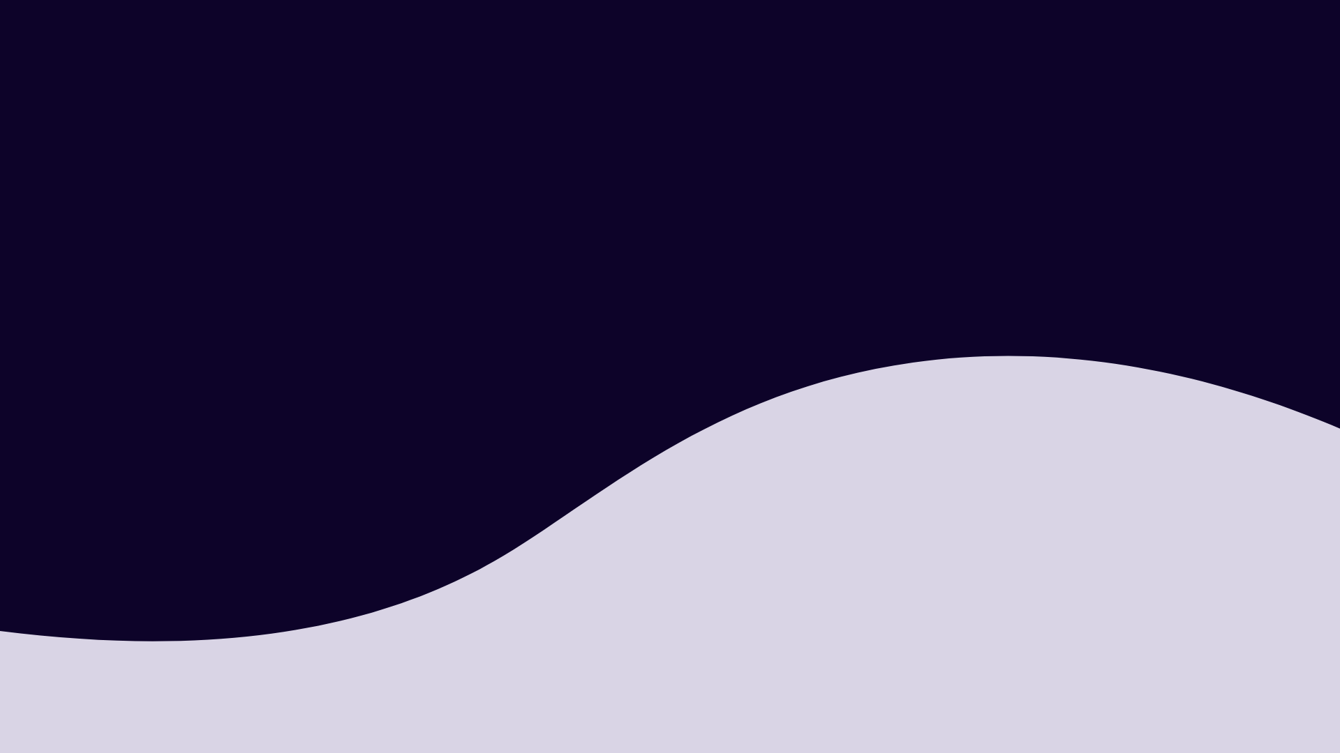 Fundo abstrato com curva ondulada; parte superior roxa escura e inferior cinza clara, usado na seção de consultoria do site.