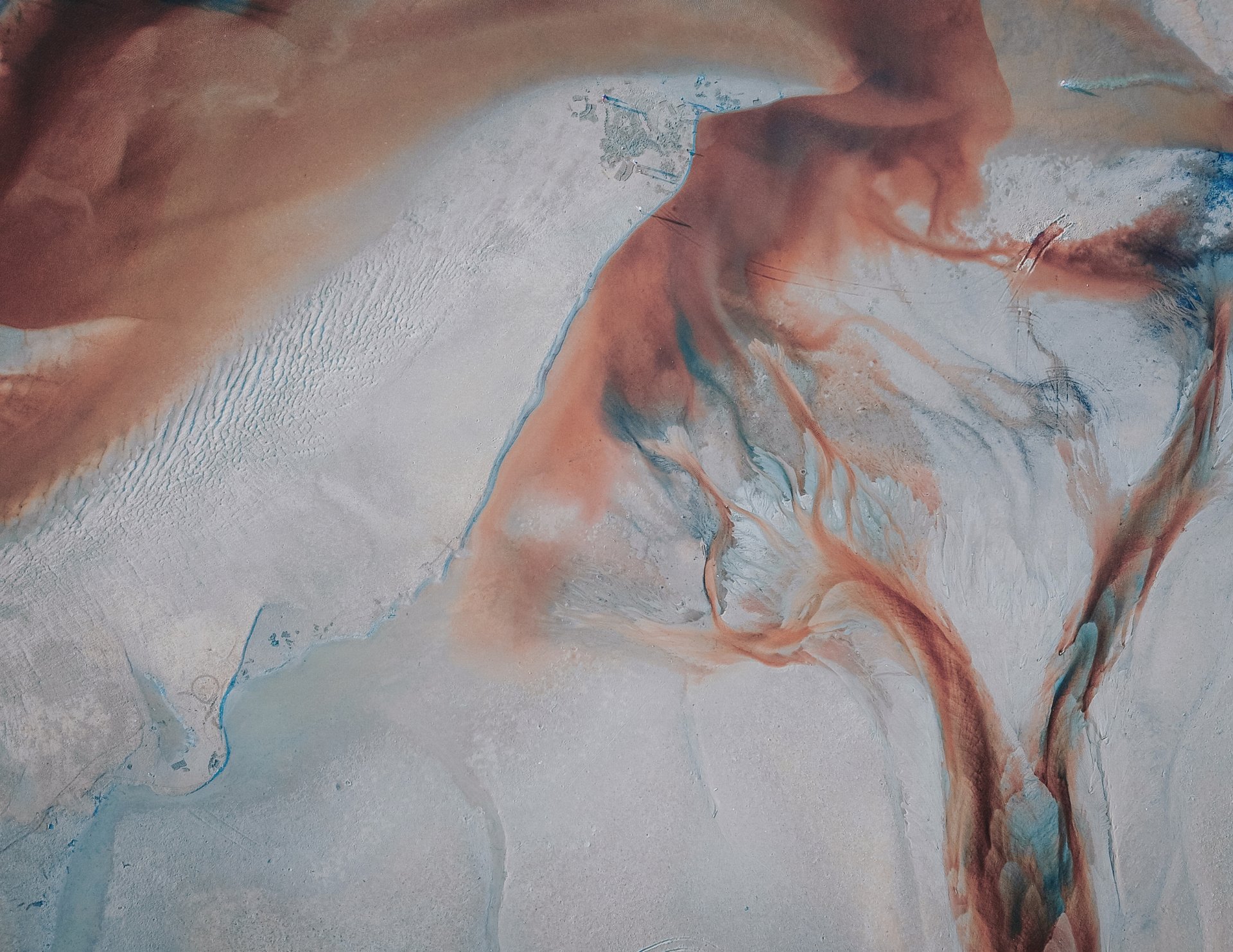 aerial photography of body of water with trees around