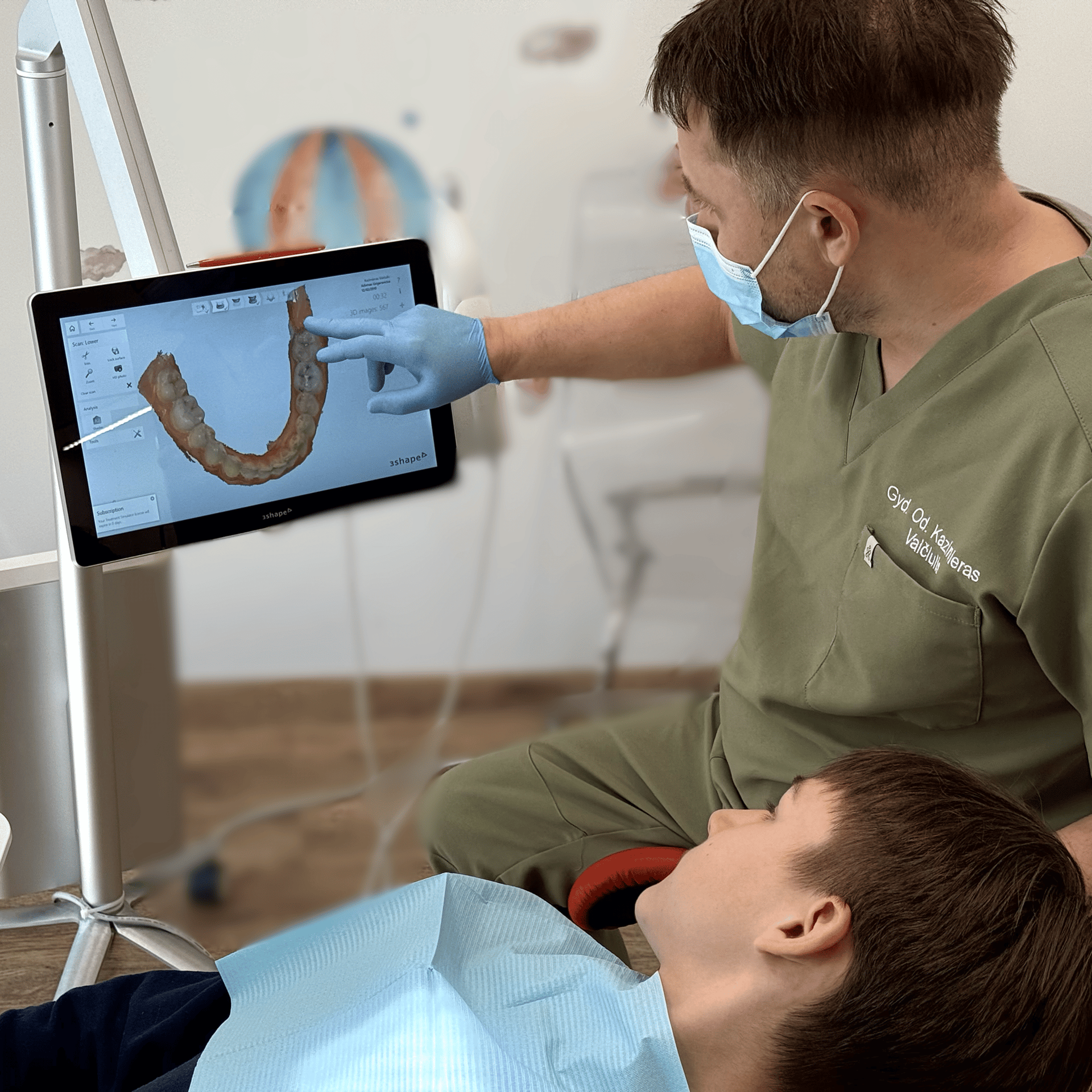 an abstract photo of a curved building with a blue sky in the background