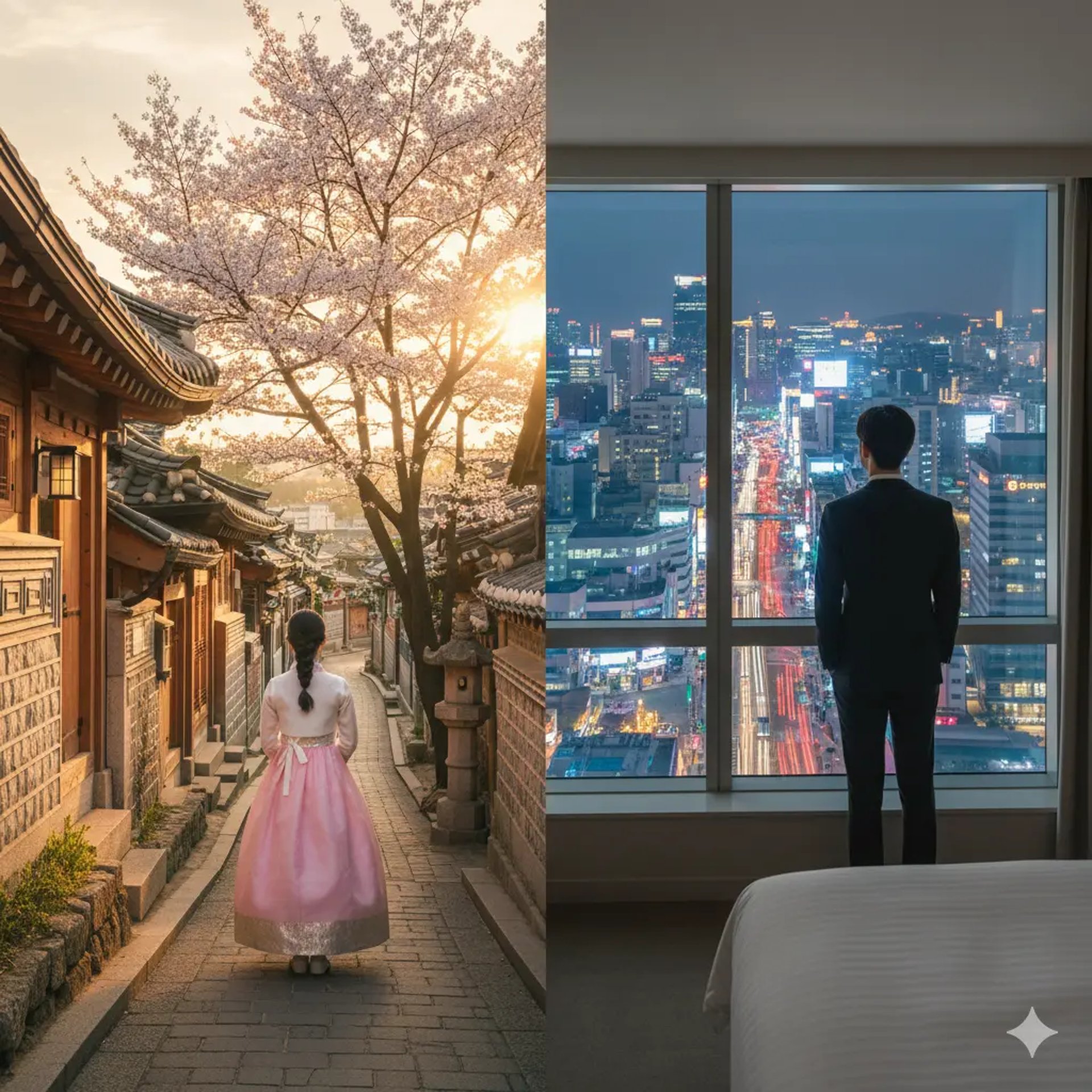 a couple of women in long dresses walking down a path