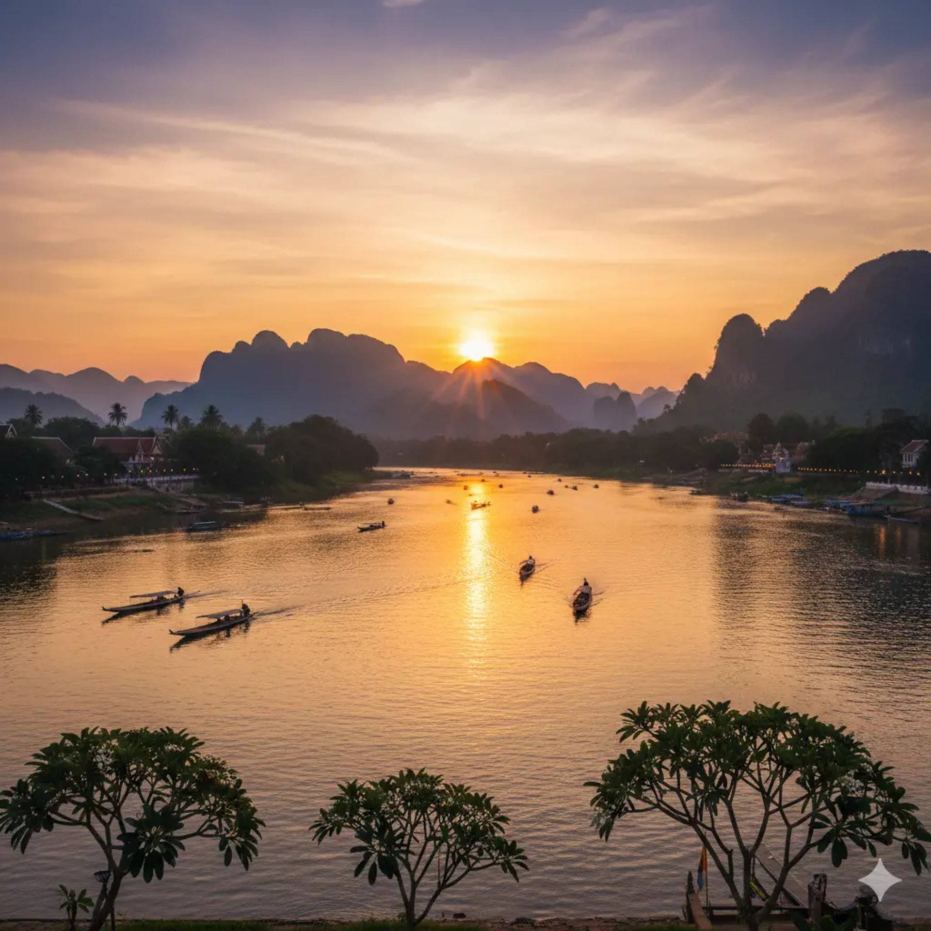 a pool with red umbrellas