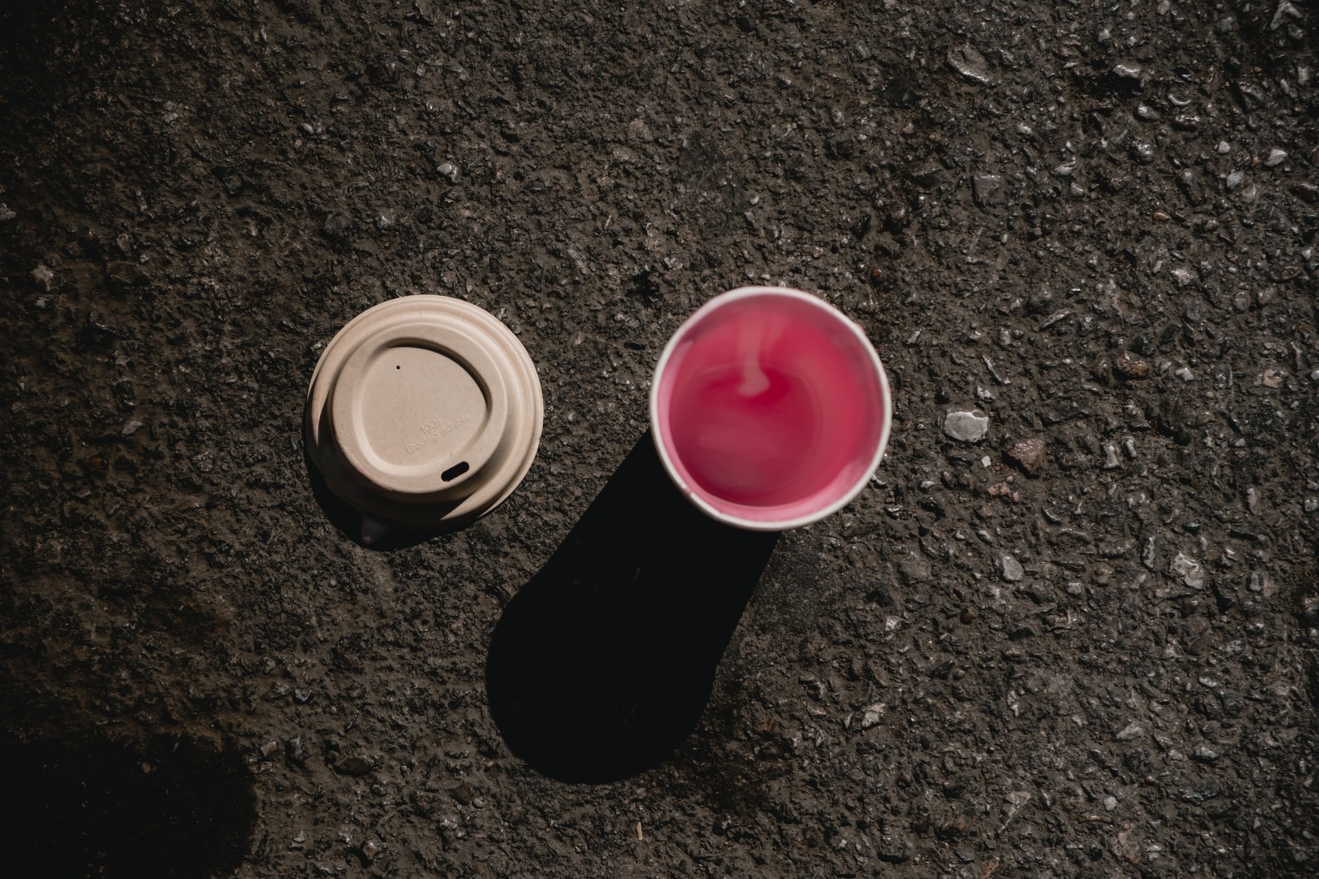 brown ceramic teacup