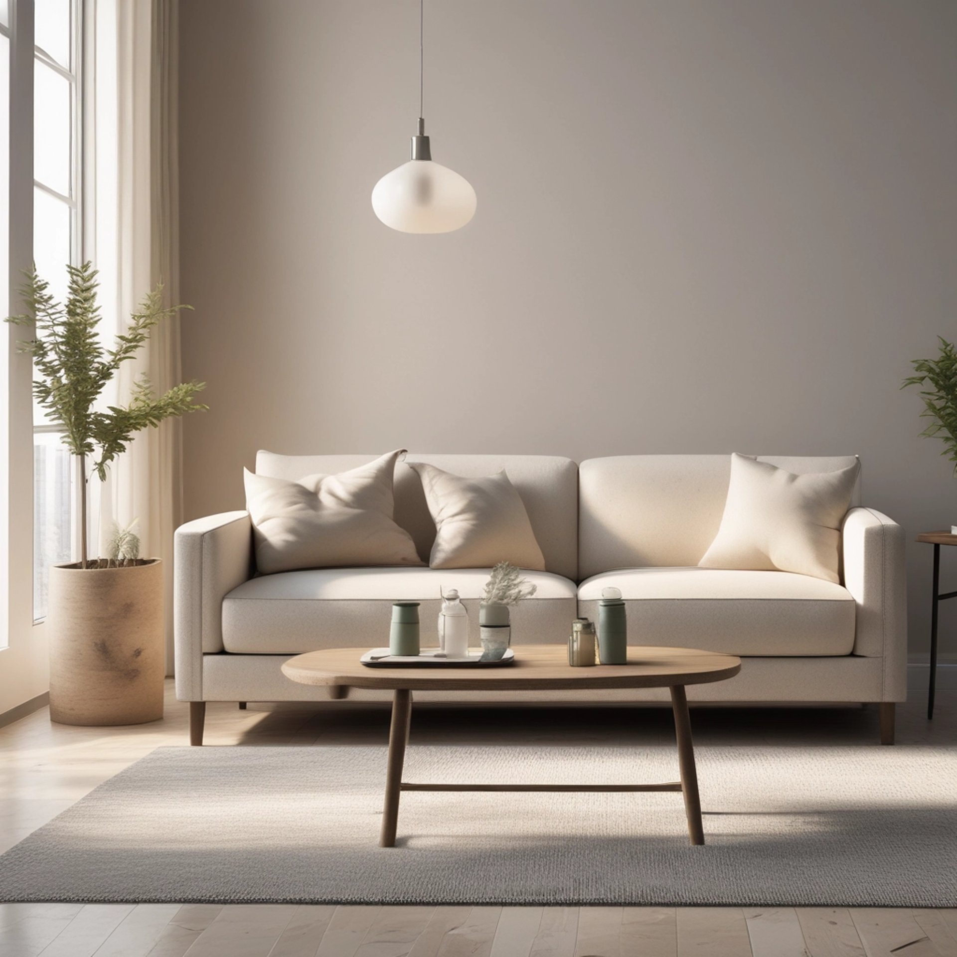 Canapé en tissu propre dans un appartement à Grenoble, odeur persistante après nettoyage malgré un bon rendu visuel