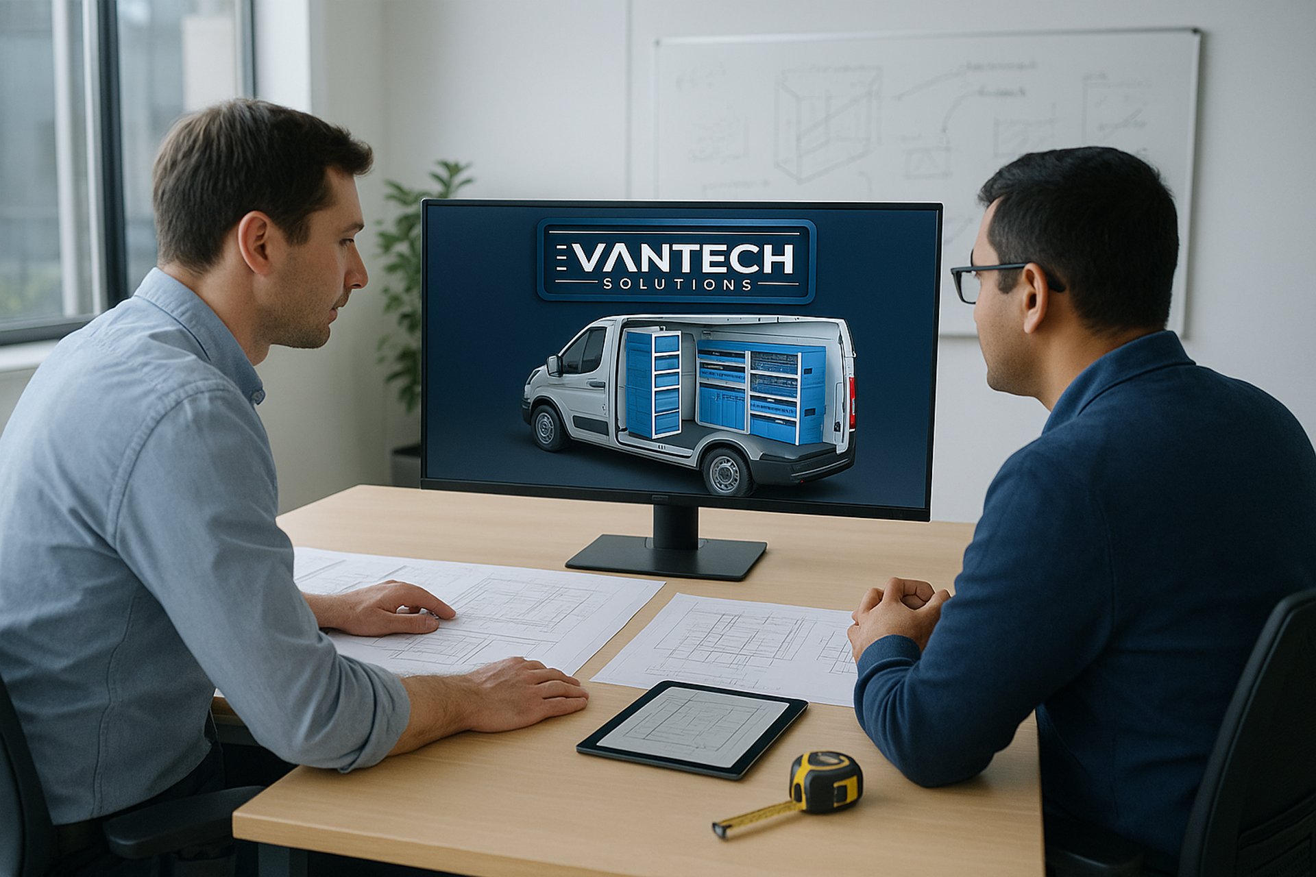 an abstract photo of a curved building with a blue sky in the background