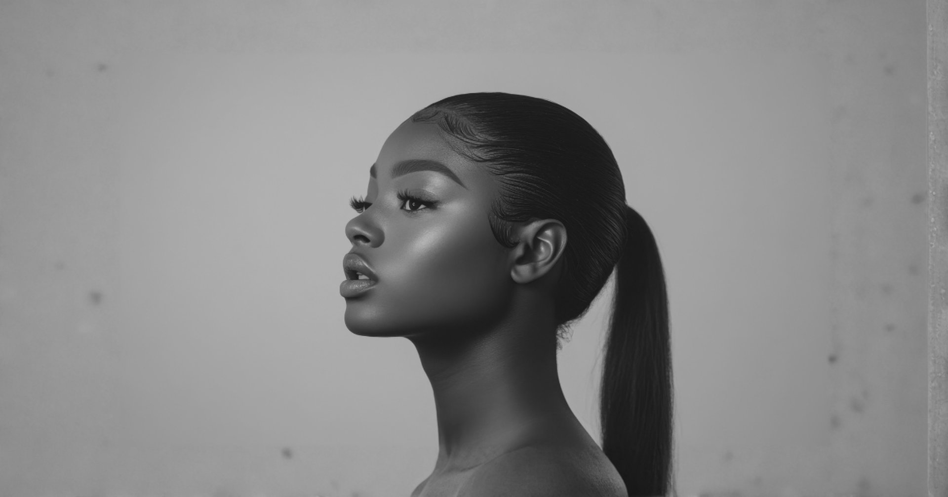 an abstract painting of grey and white colors