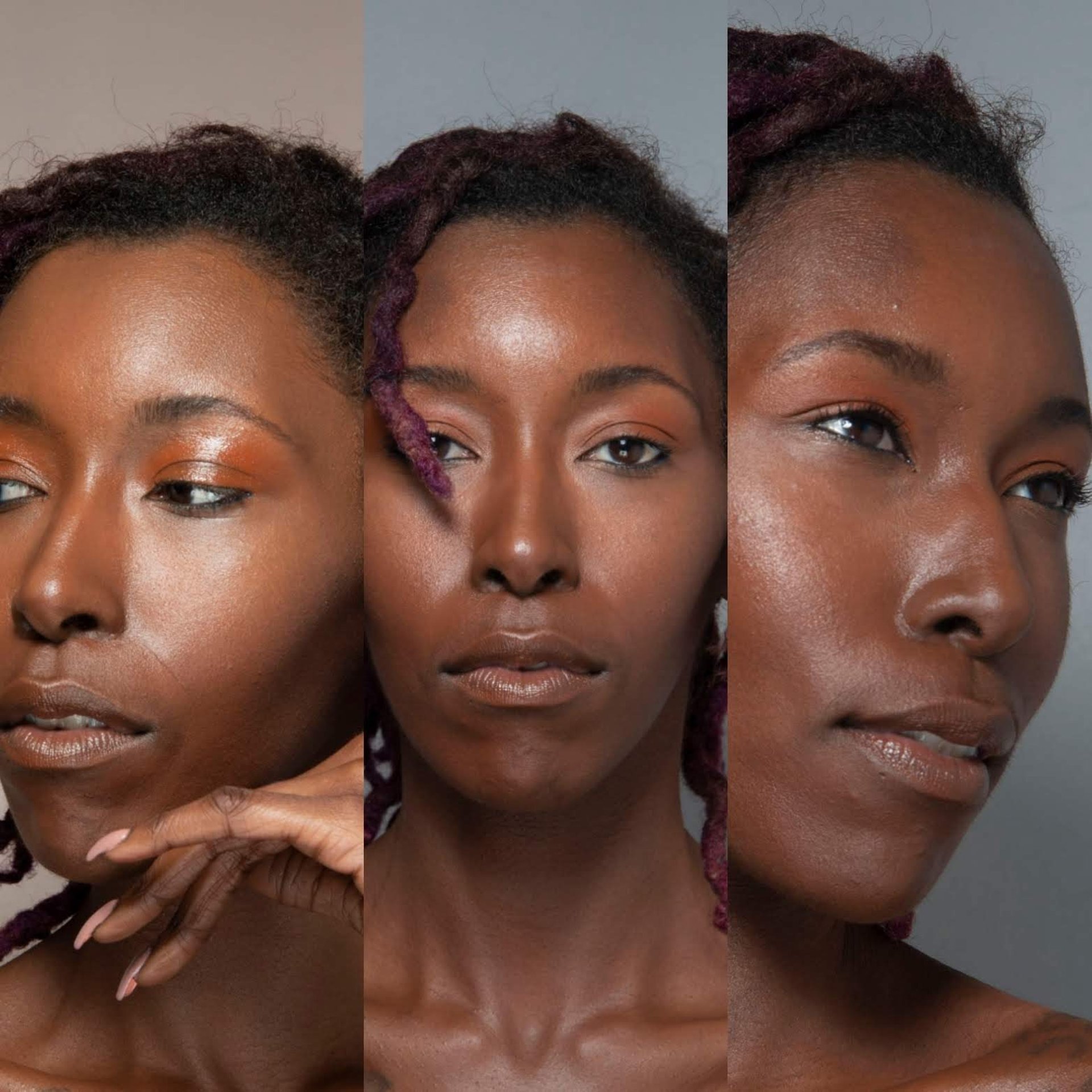 an abstract photo of a curved building with a blue sky in the background
