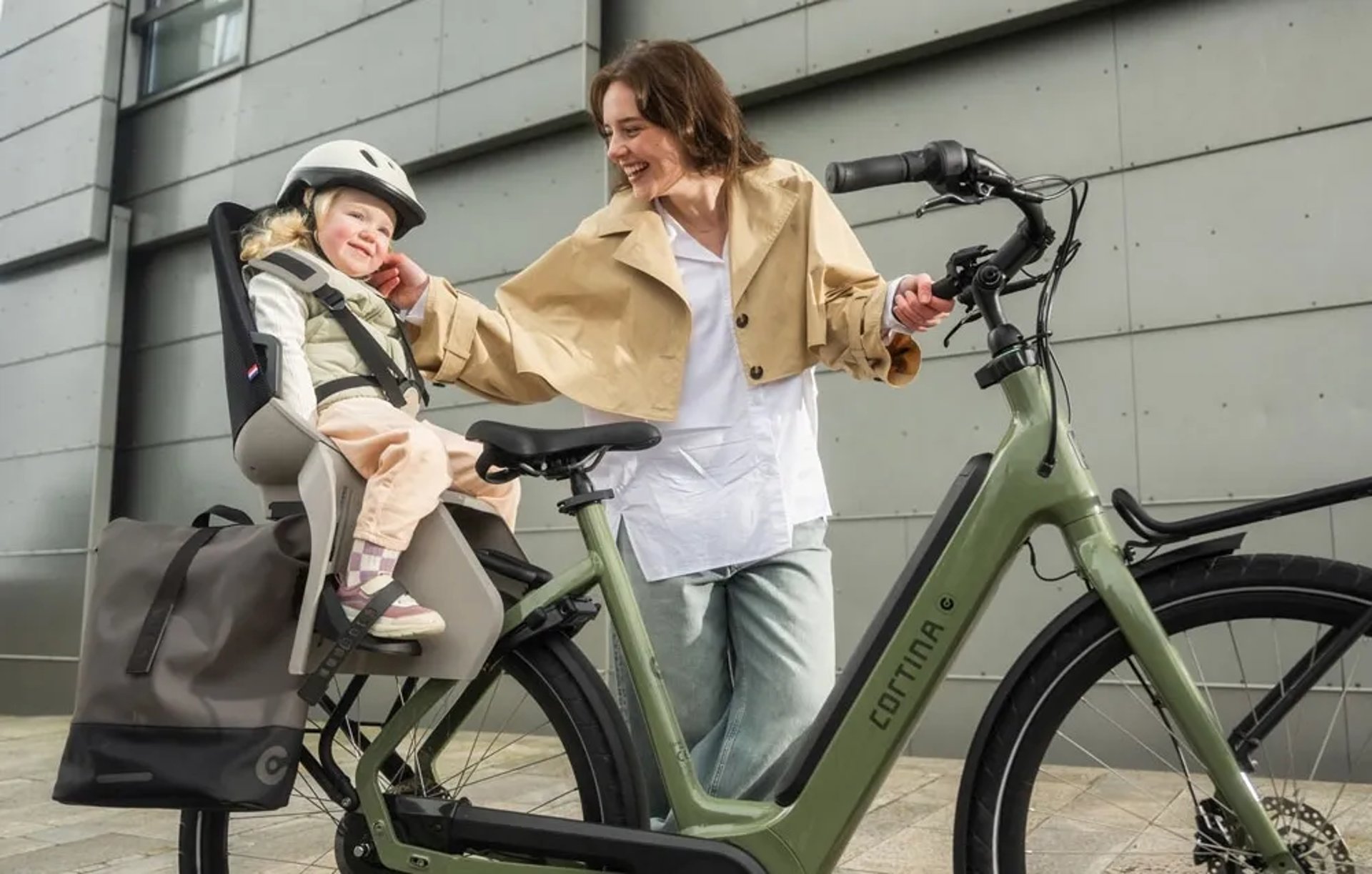 an abstract photo of a curved building with a blue sky in the background