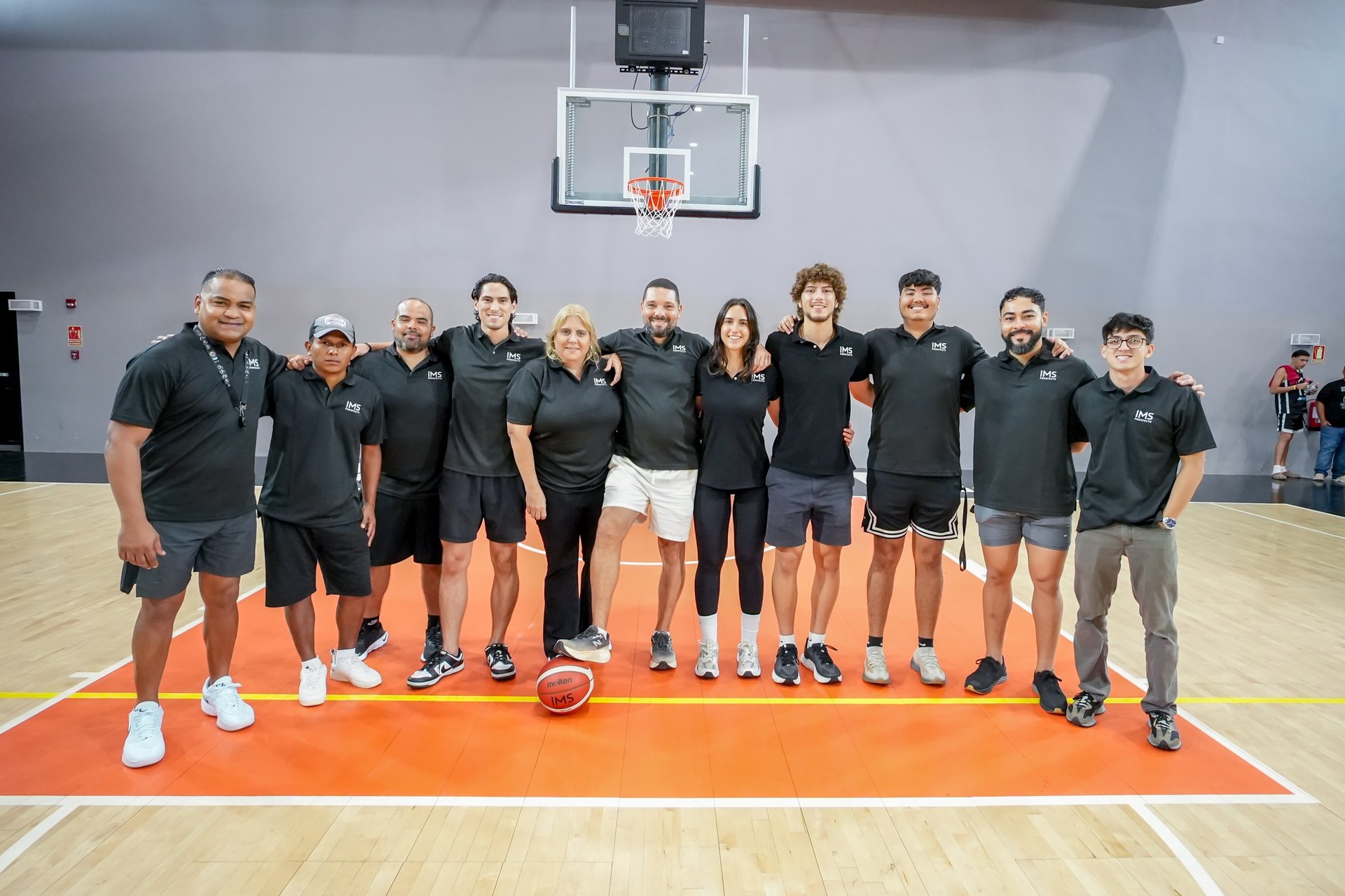 an abstract photo of a curved building with a blue sky in the background