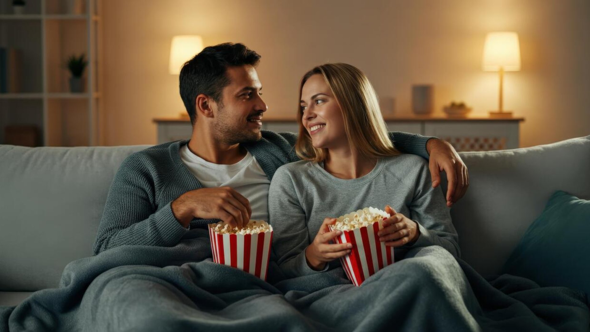 an abstract photo of a curved building with a blue sky in the background