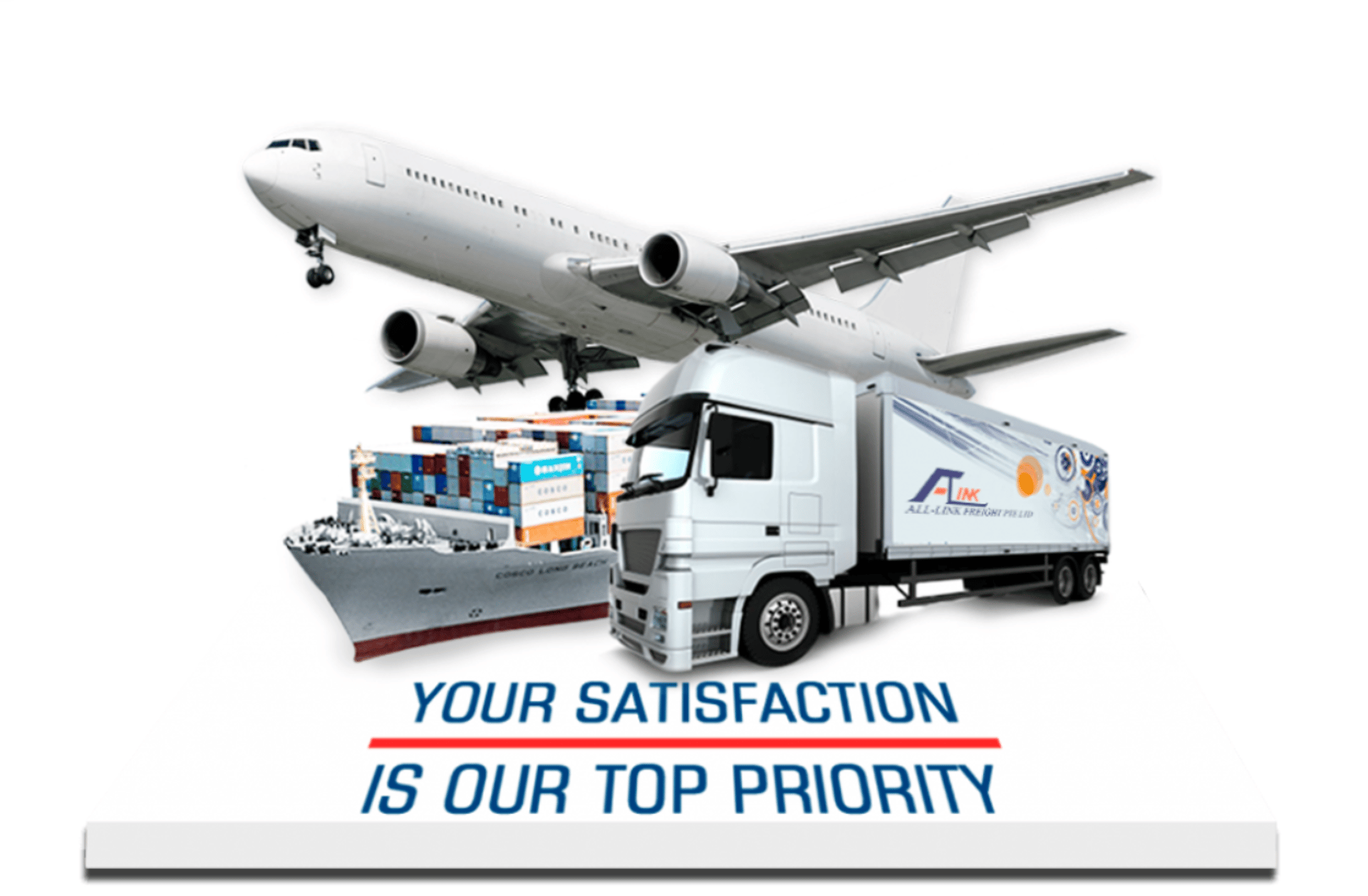 aerial photo of cargo crates