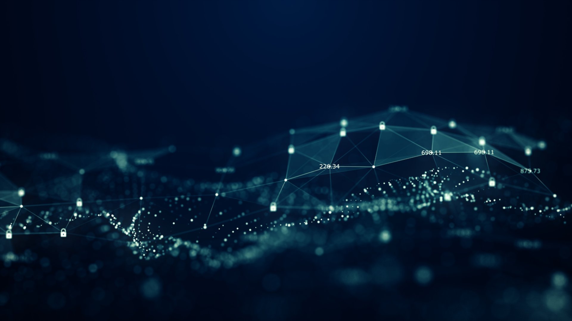 an abstract photo of a curved building with a blue sky in the background