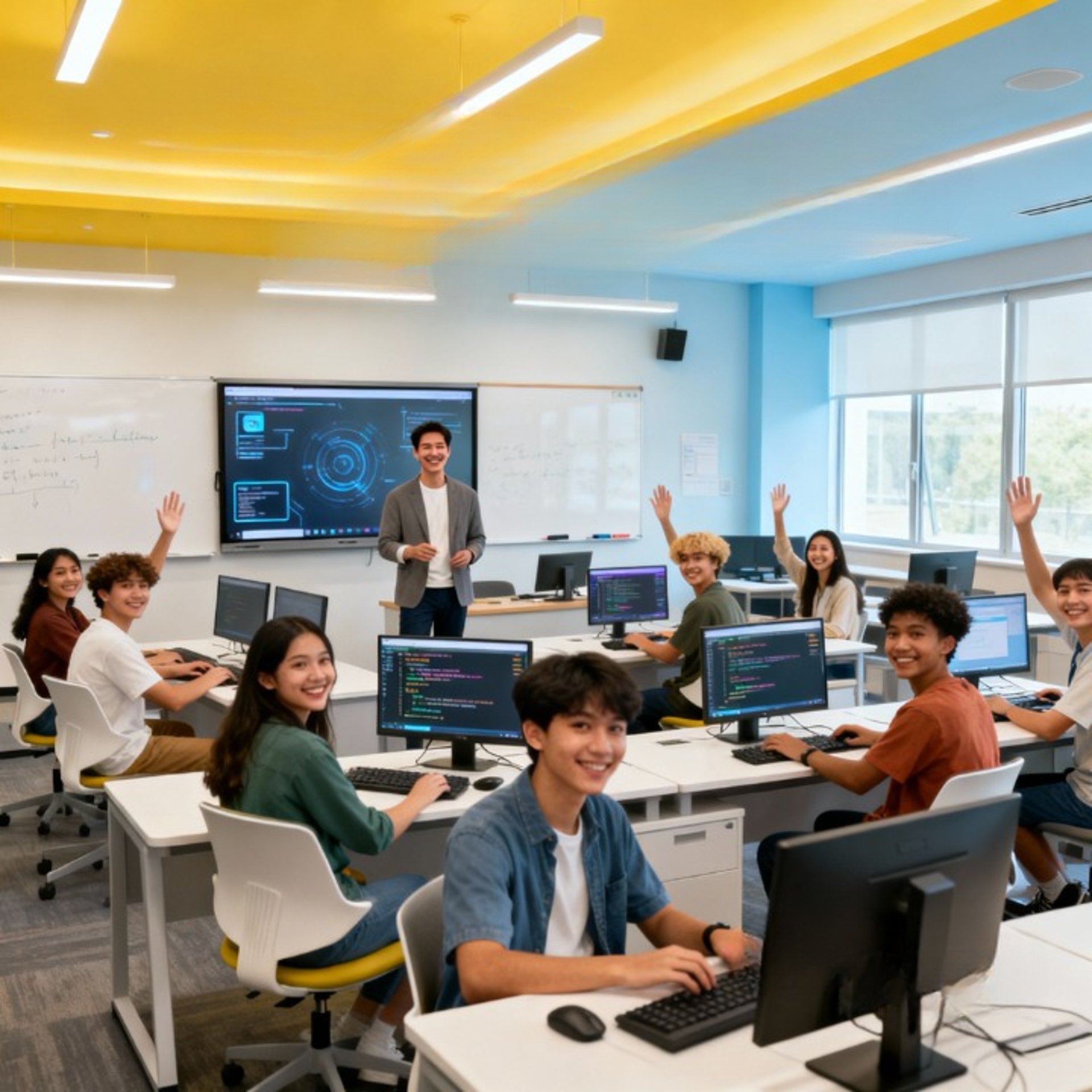 solar panels on green field