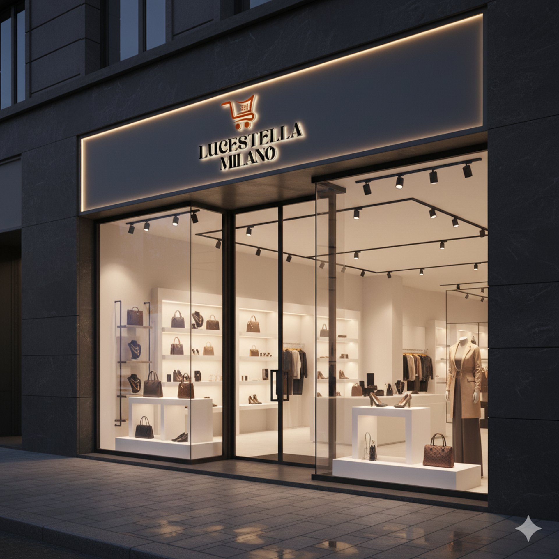 an abstract photo of a curved building with a blue sky in the background