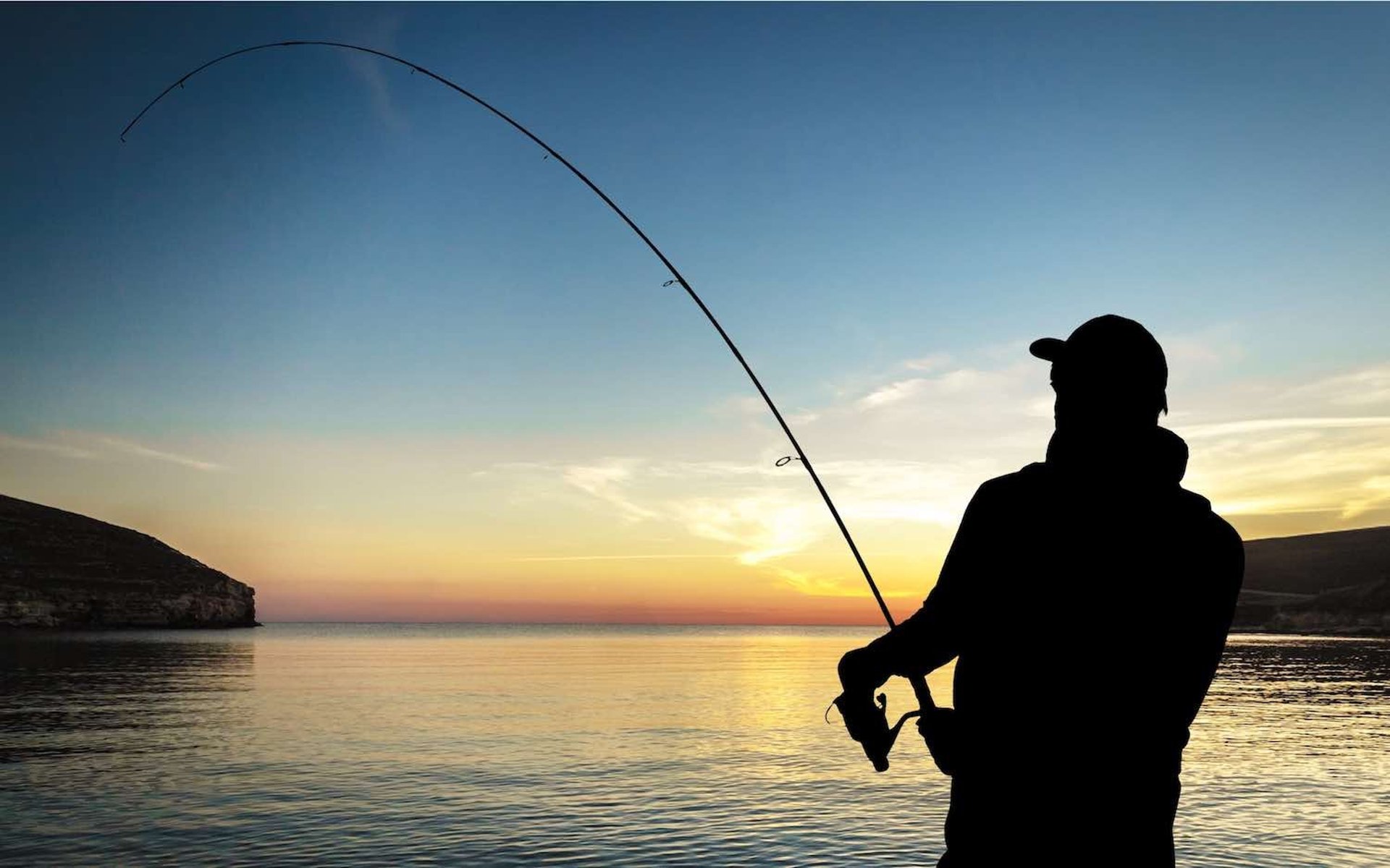 Man fishing