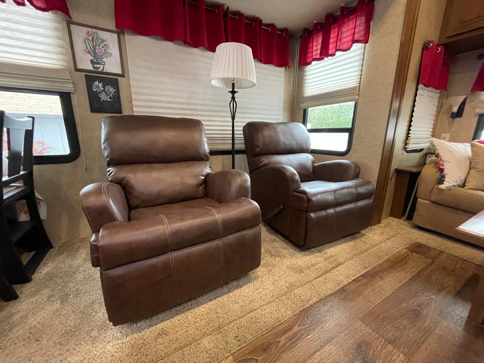 Close-up texture of brown leather material