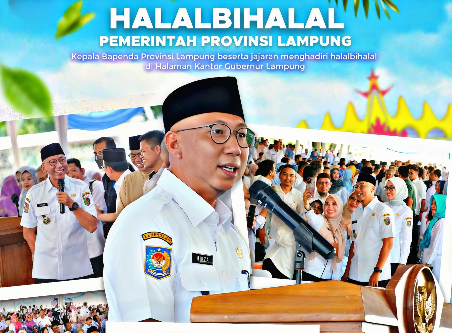 Gubernur Lampung dan seluruh ASN dilingkungan Pemprov Lampung Halal Bihalal