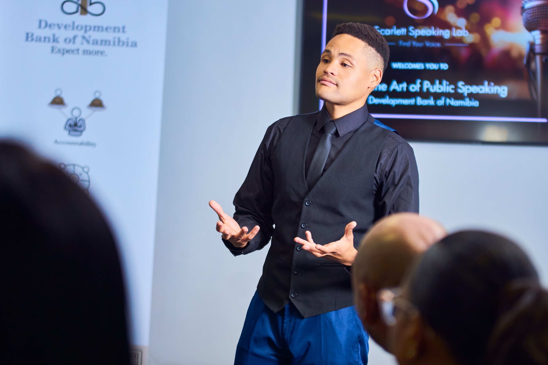 Timothy Mulondo gives charismatic speech