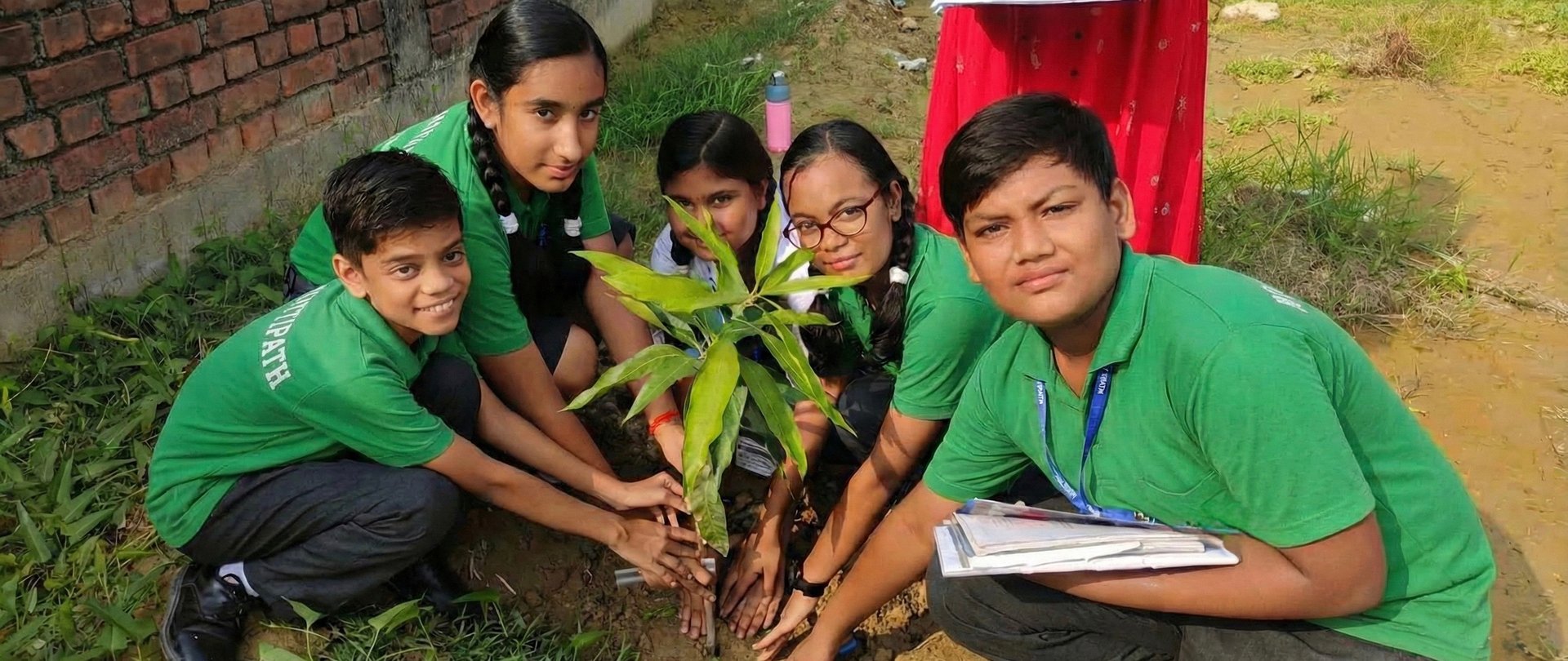an abstract photo of a curved building with a blue sky in the background