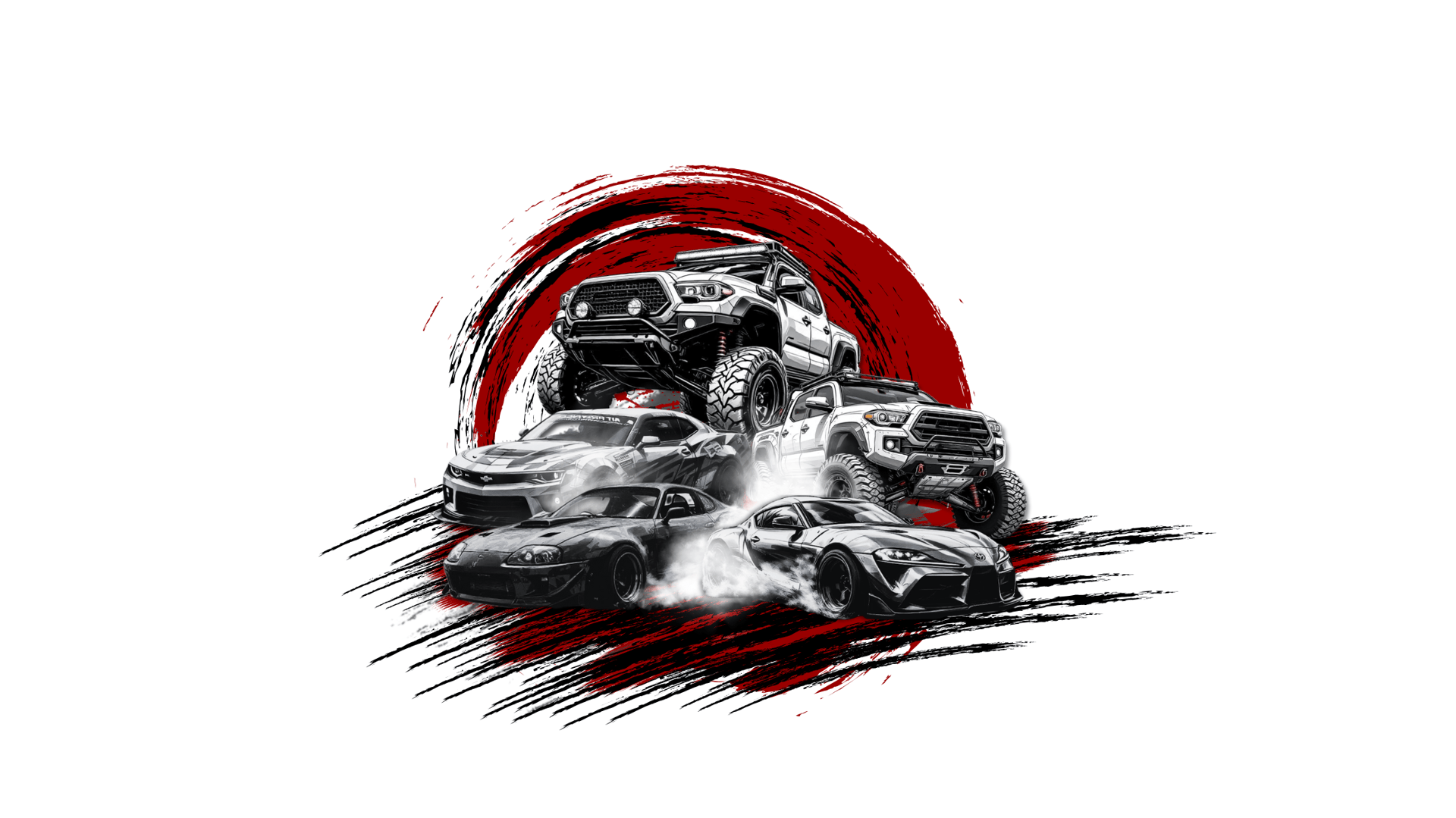 black and red car wheel