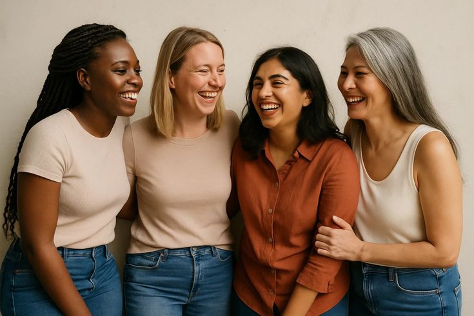 person in red sweater holding babys hand