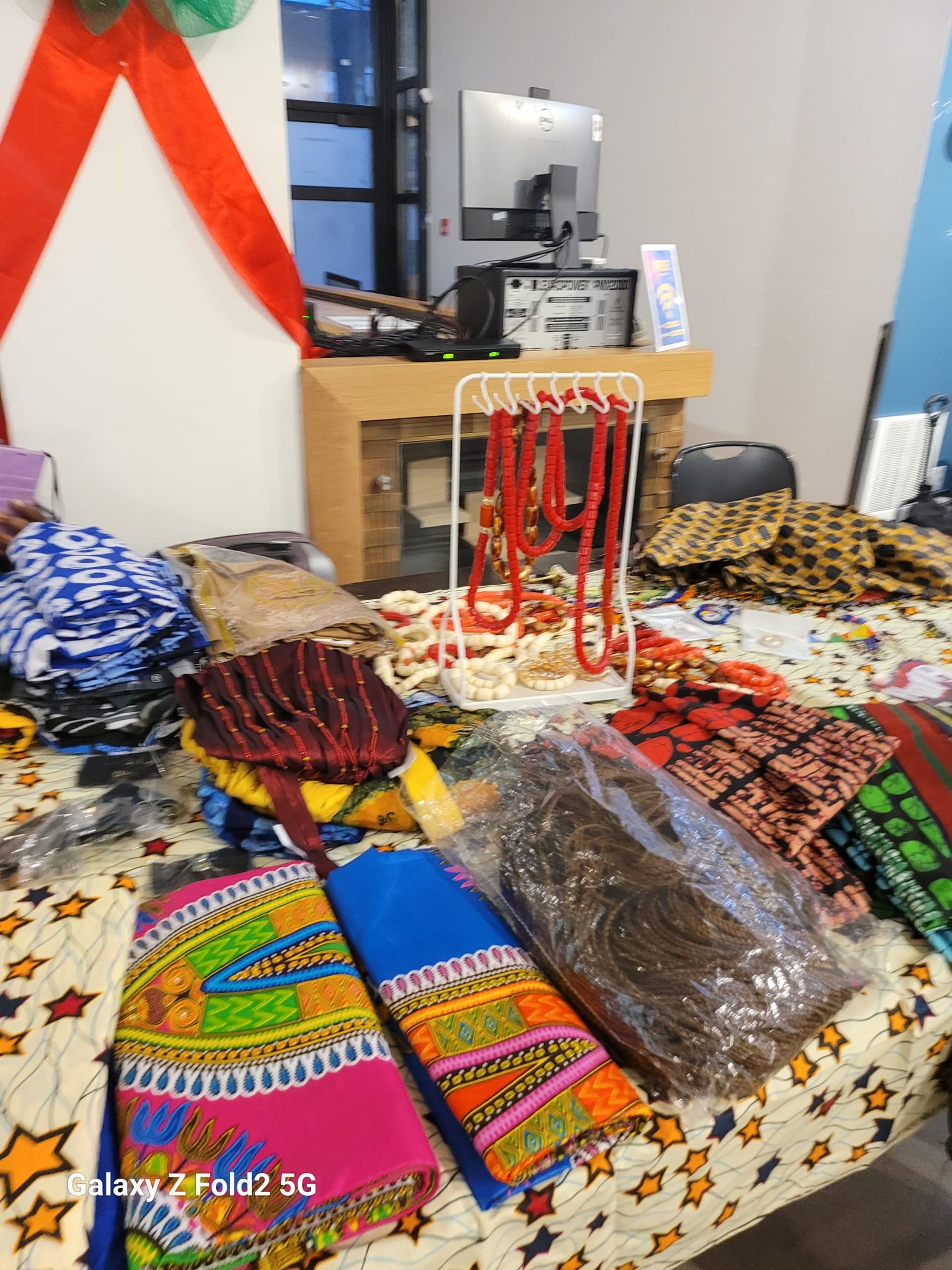 black blue and yellow textile