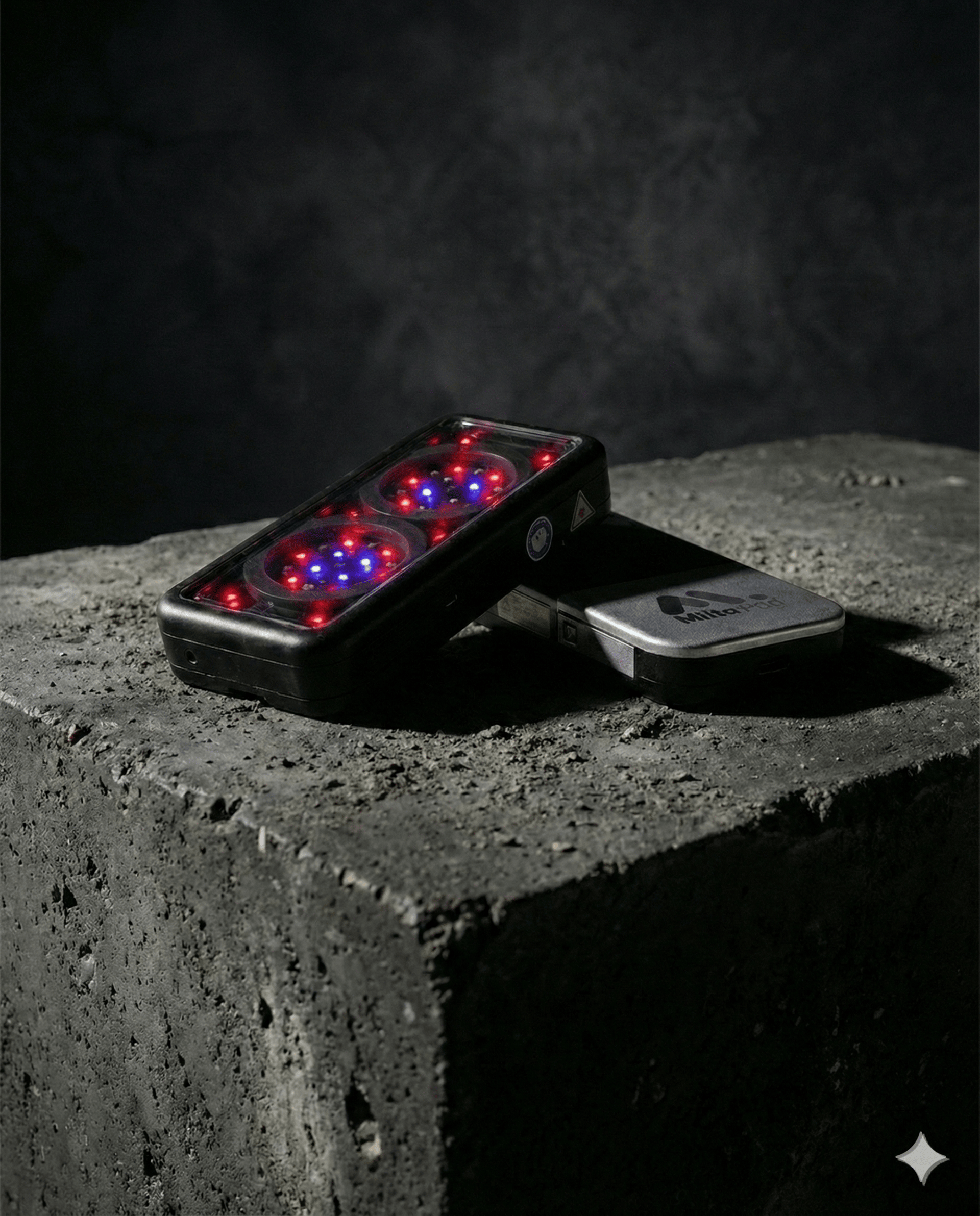 an abstract photo of a curved building with a blue sky in the background