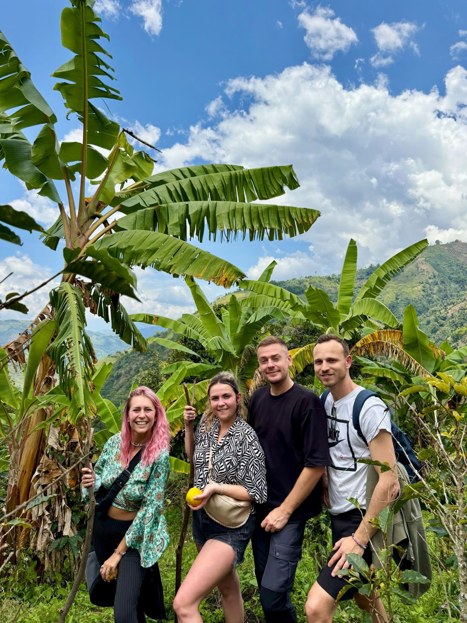 an abstract photo of a curved building with a blue sky in the background