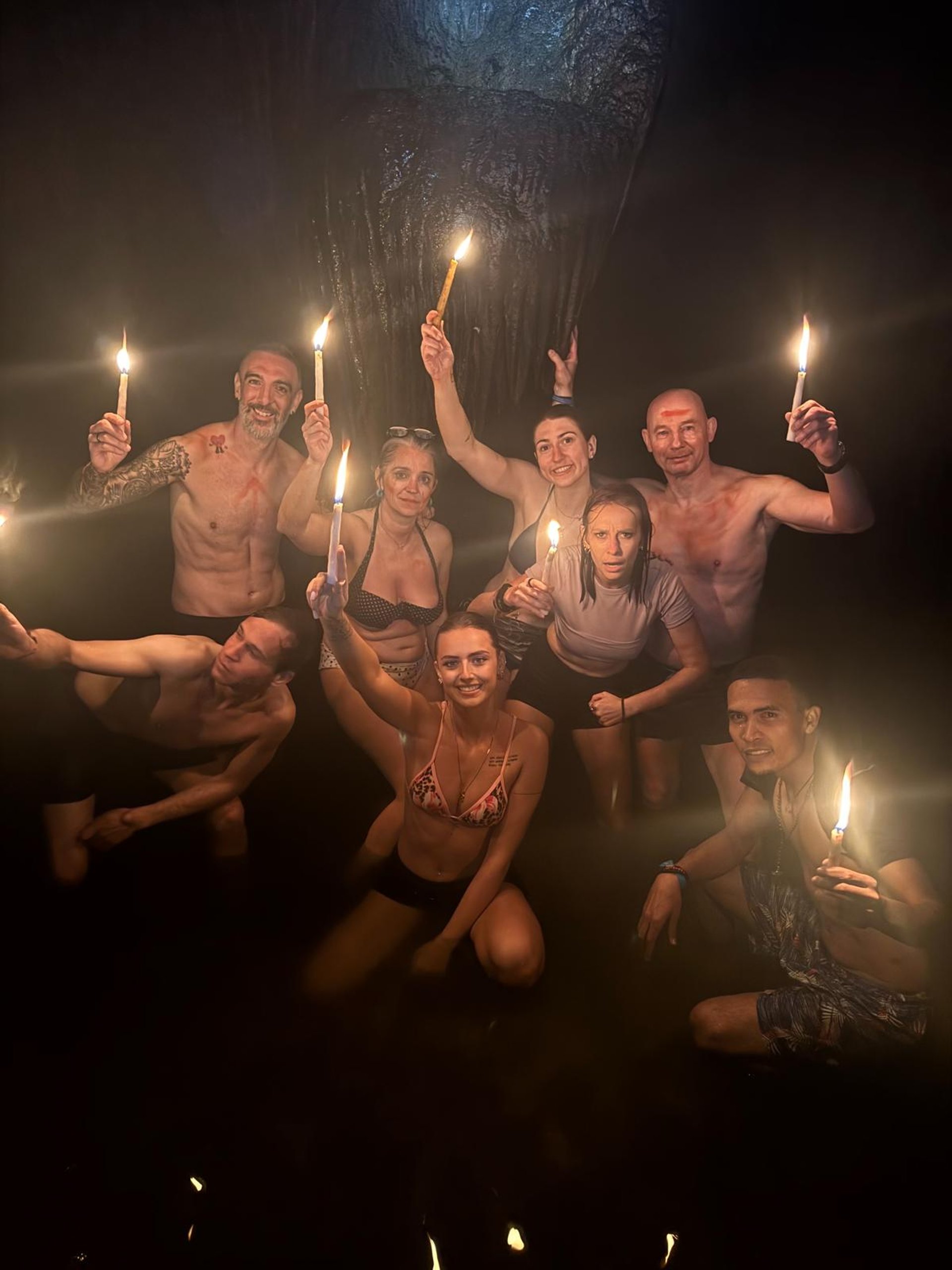an abstract photo of a curved building with a blue sky in the background