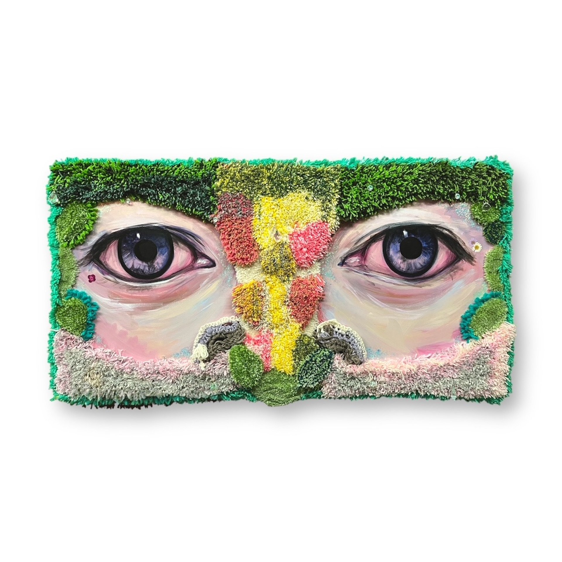 black blue and yellow textile