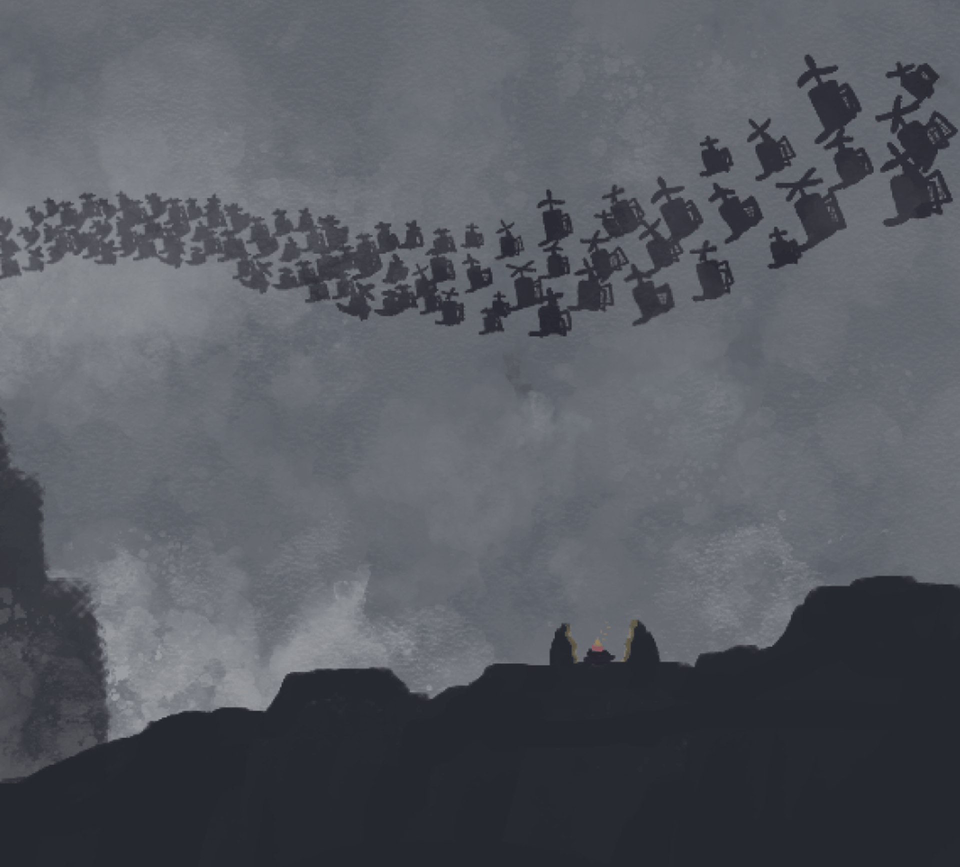 woman wearing yellow long-sleeved dress under white clouds and blue sky during daytime